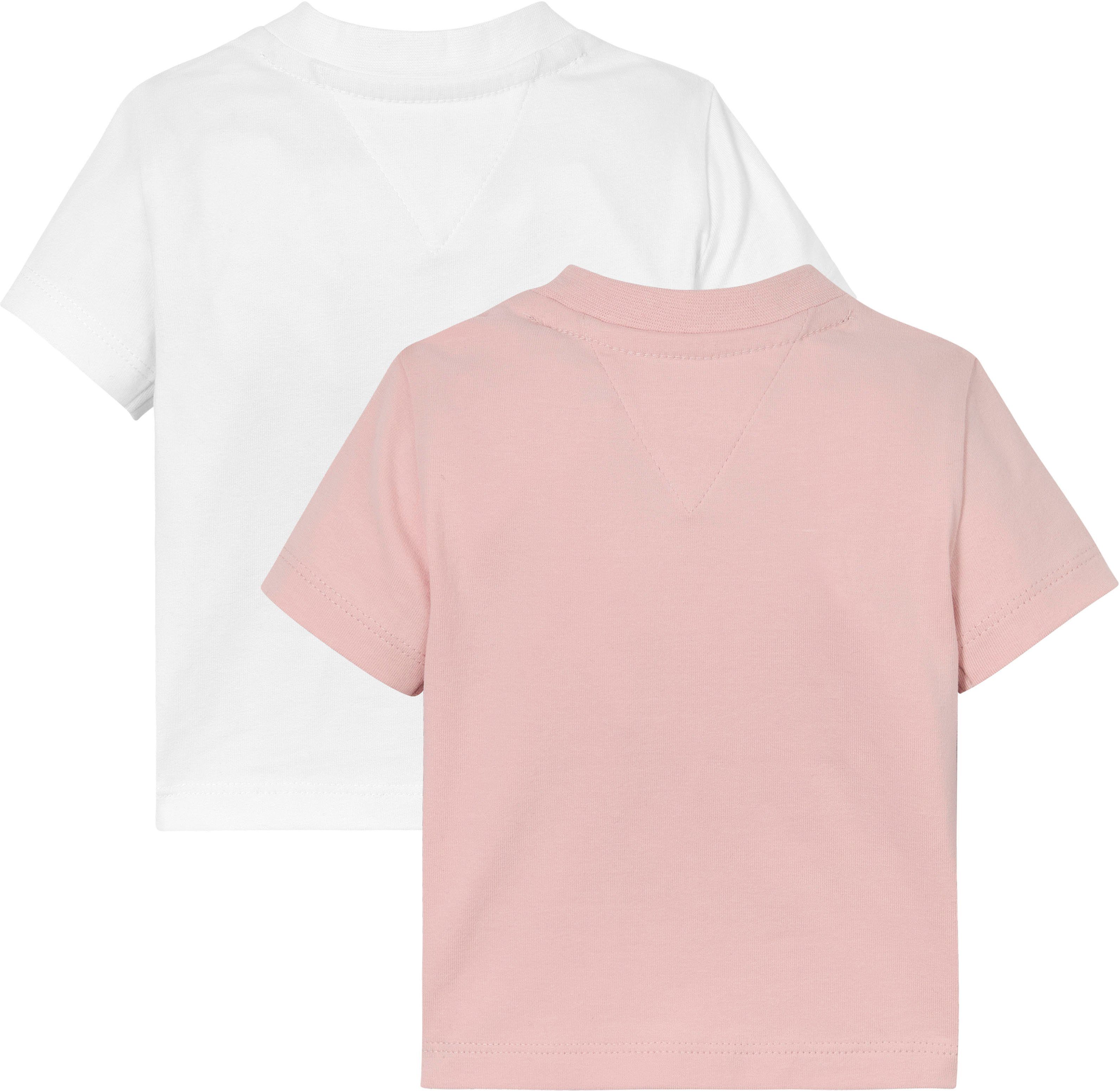 Tommy Hilfiger T-shirt BABY FLAG TEE 2 PACK GIFTBOX (2-delig, Set van 2)