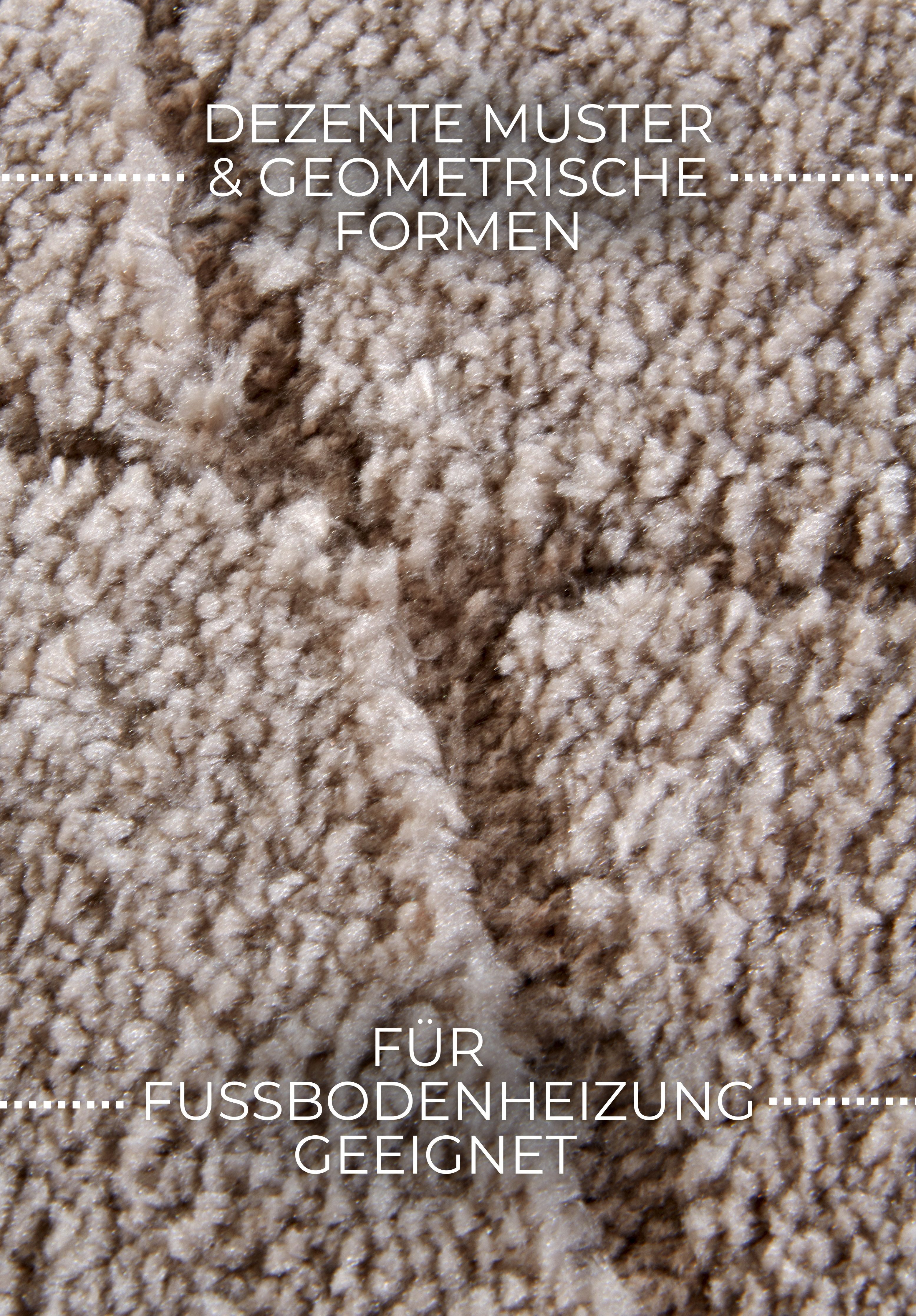 ELLE DECORATION Design-vloerkleed Perrotin Loper, shaggy, pluizig, zacht, hoogpolig, modern, hoog-laag effect