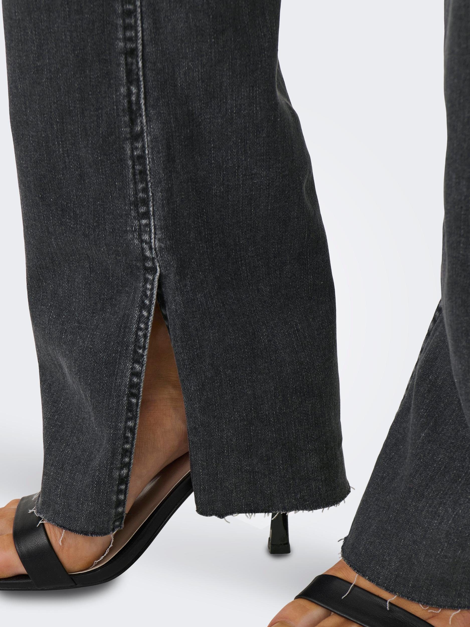 Only Bootcut jeans ONLBLUSH HW SLIT FLR RAW DNM
