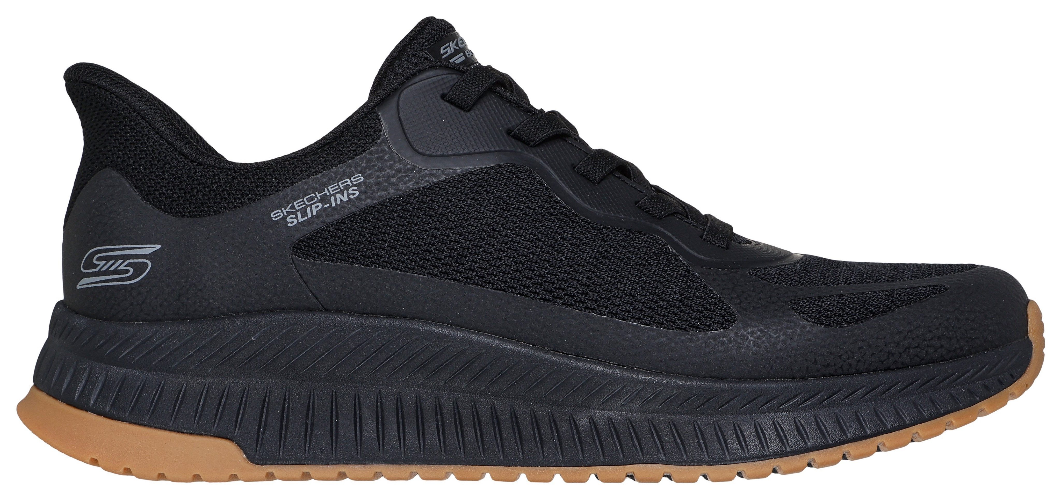 Skechers Slip-on sneakers BOBS SQUAD 4 Trainingsschoen, sneaker, veterschoen voor gemakkelijk in stappen