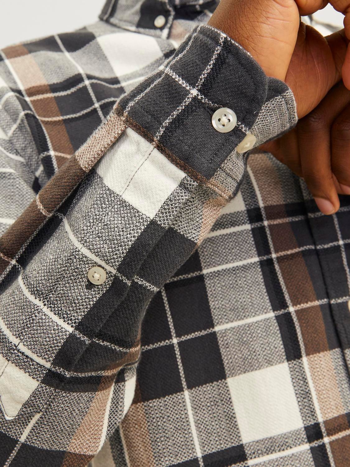 Jack & Jones Overhemd met lange mouwen JPRBLUBROOK CHECK STRUCTURE L S SHIRT SN