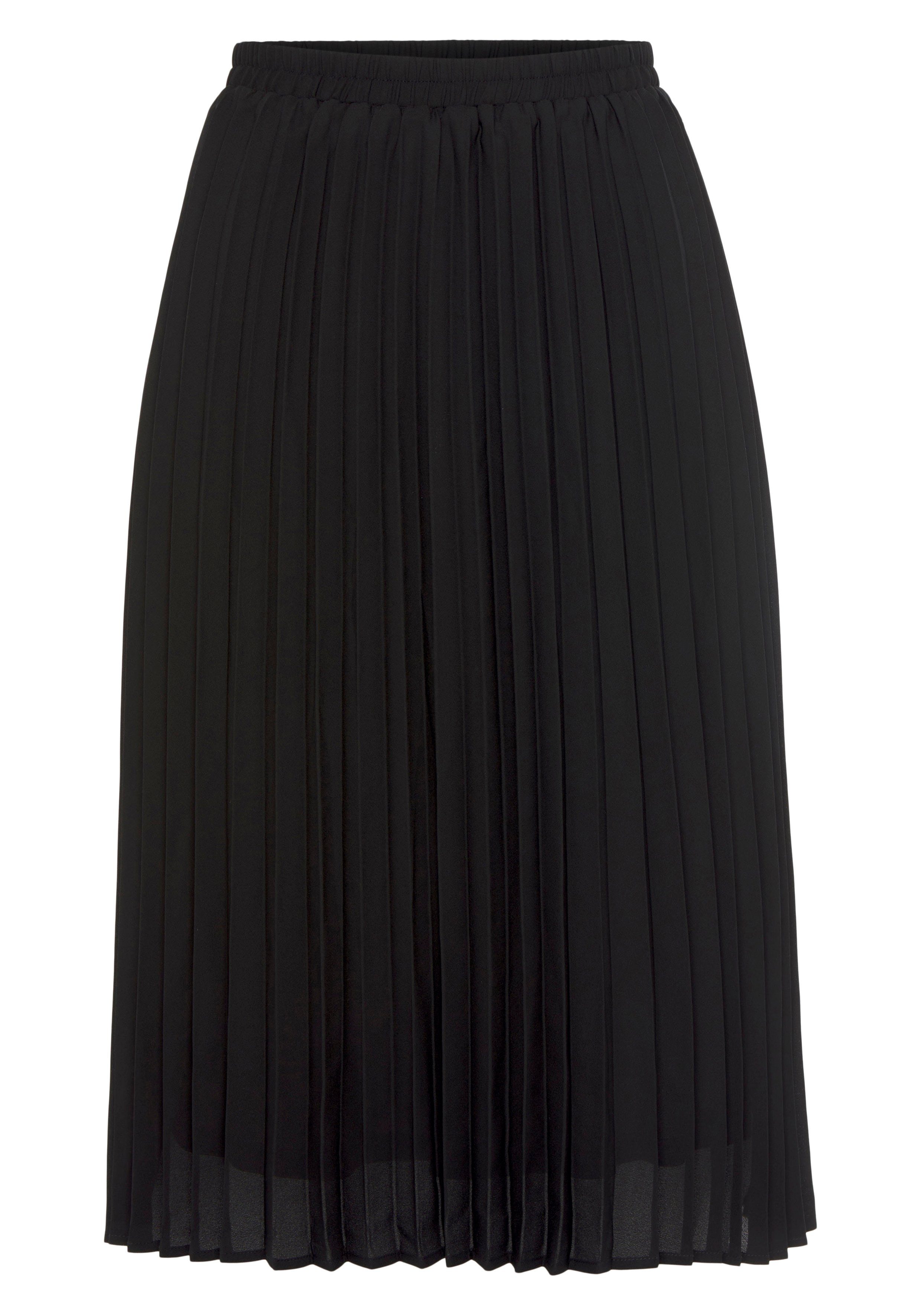 Tamaris Plissérok met elastische taille