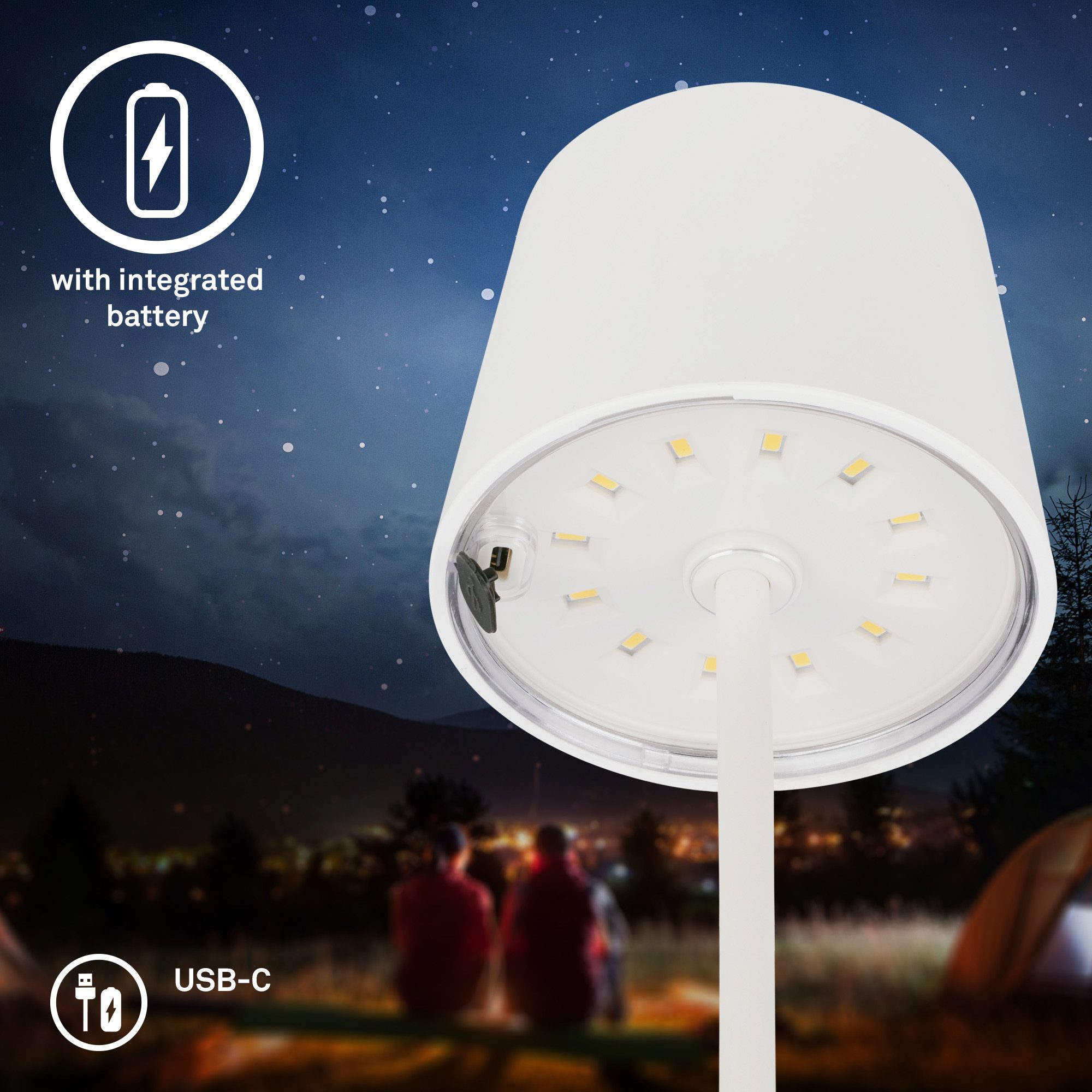 Briloner Leuchten Led-tafellamp Piha