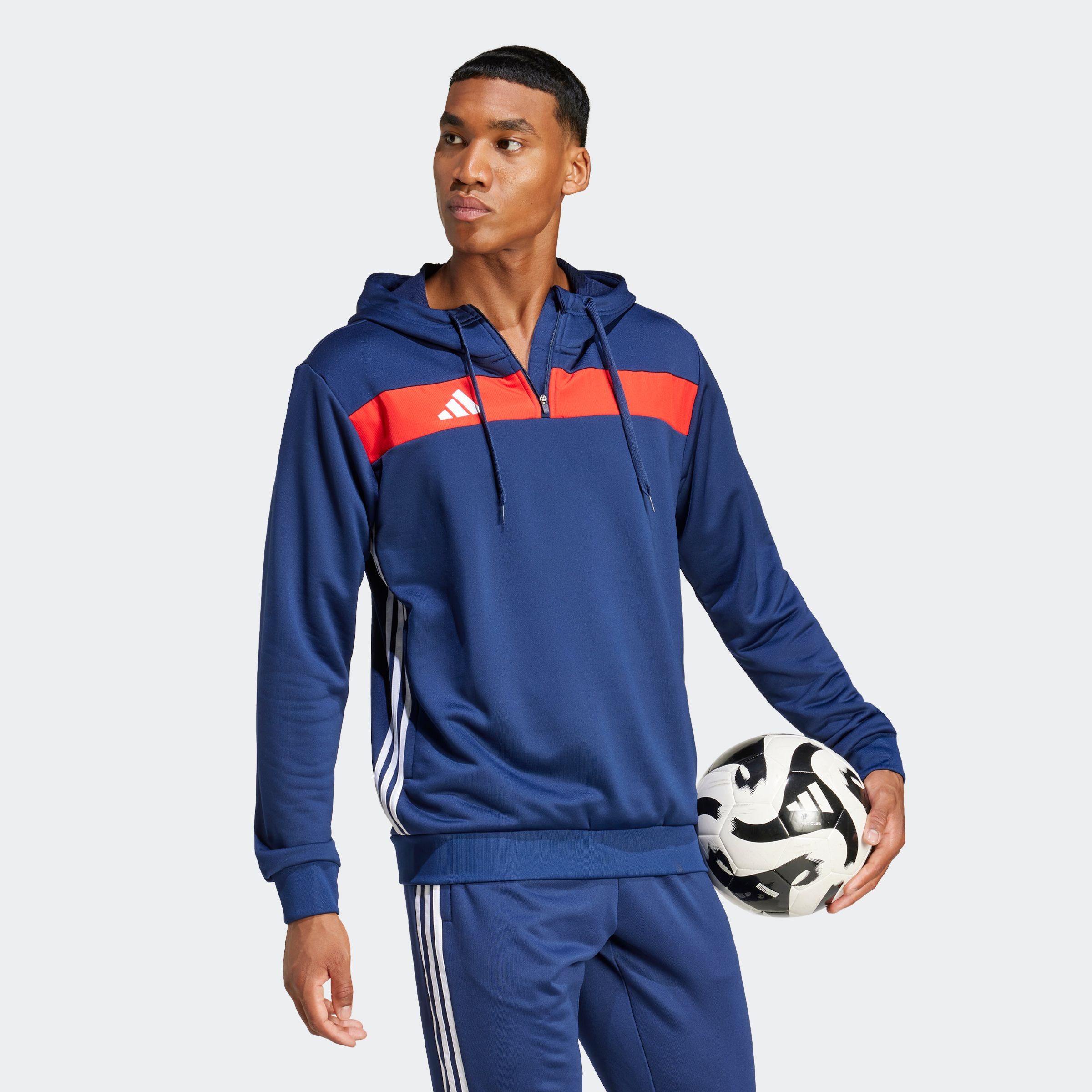 adidas Performance Hoodie TIRO ES SW HD heren hoodies maat S blauw