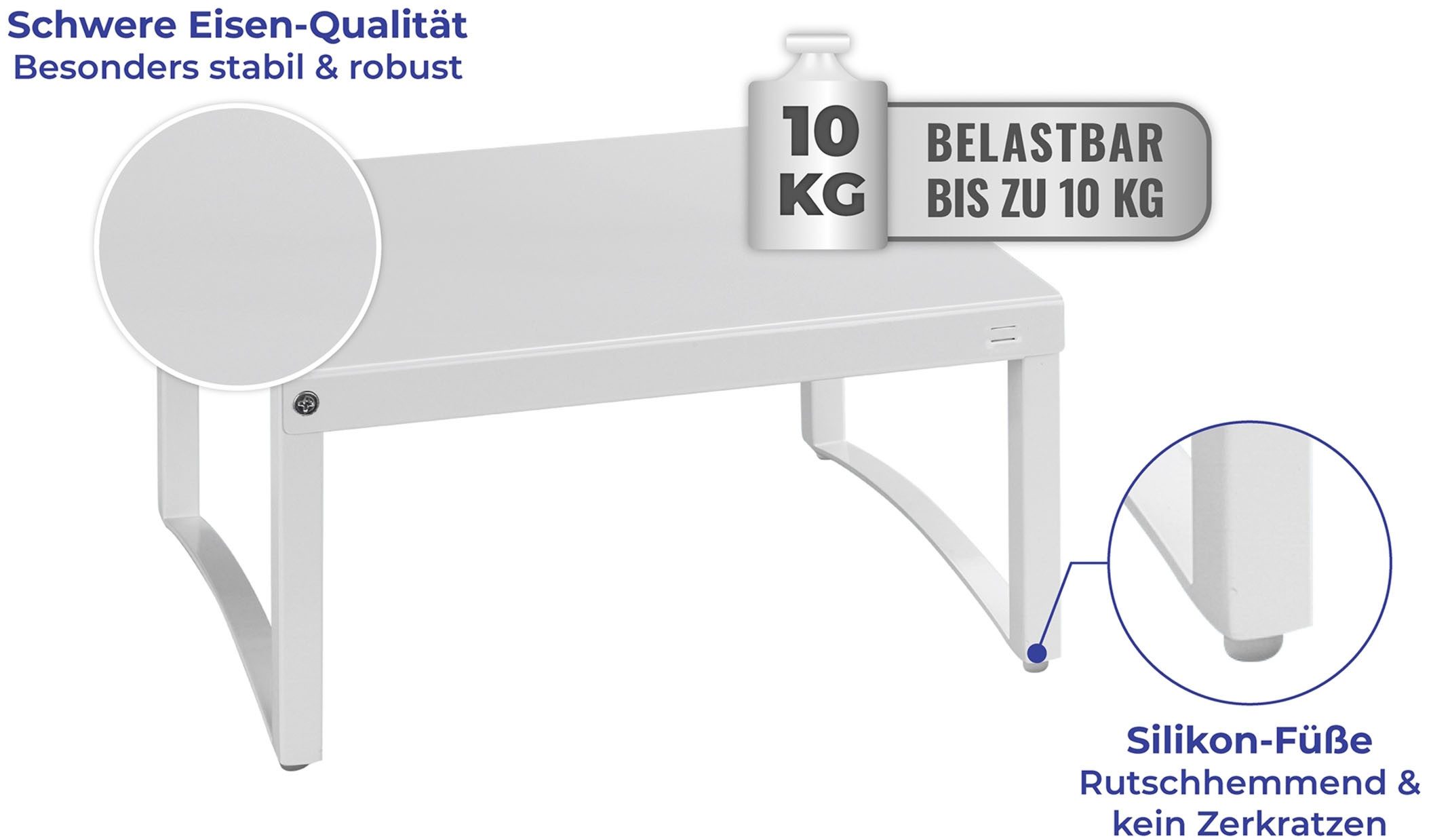 Maximex Kastinzet Telescoop uitschuifbaar van 30-54 cm, meer opbergruimte in de kast, draagkracht 5 kg