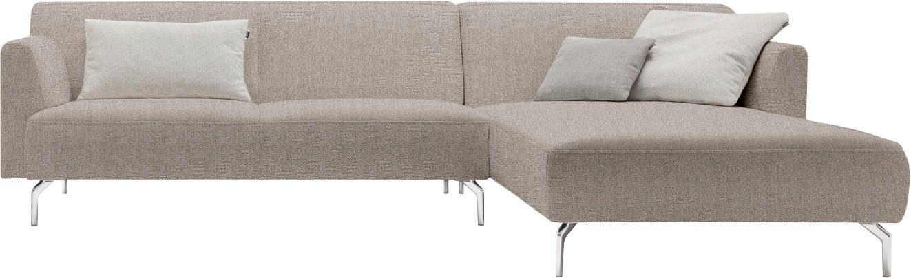 OTTO Creation BY ROLF BENZ Hoekbank Hs.446 in een minimalistische, gewichtloze look, breedte 275 cm , hoekbanken, Longchair rechts