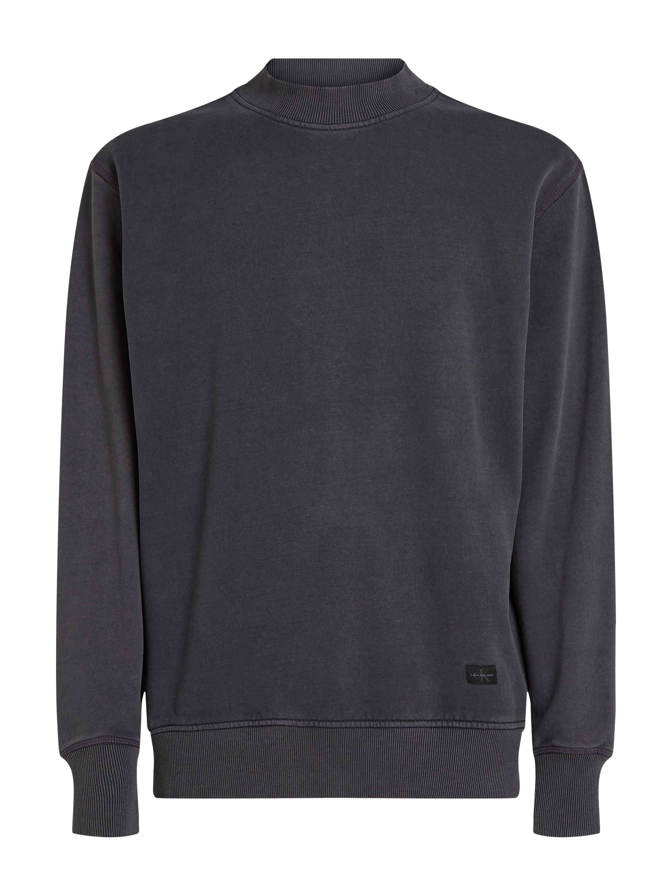 Calvin Klein Sweatshirt WASHED WOVEN LABEL CREW NECK