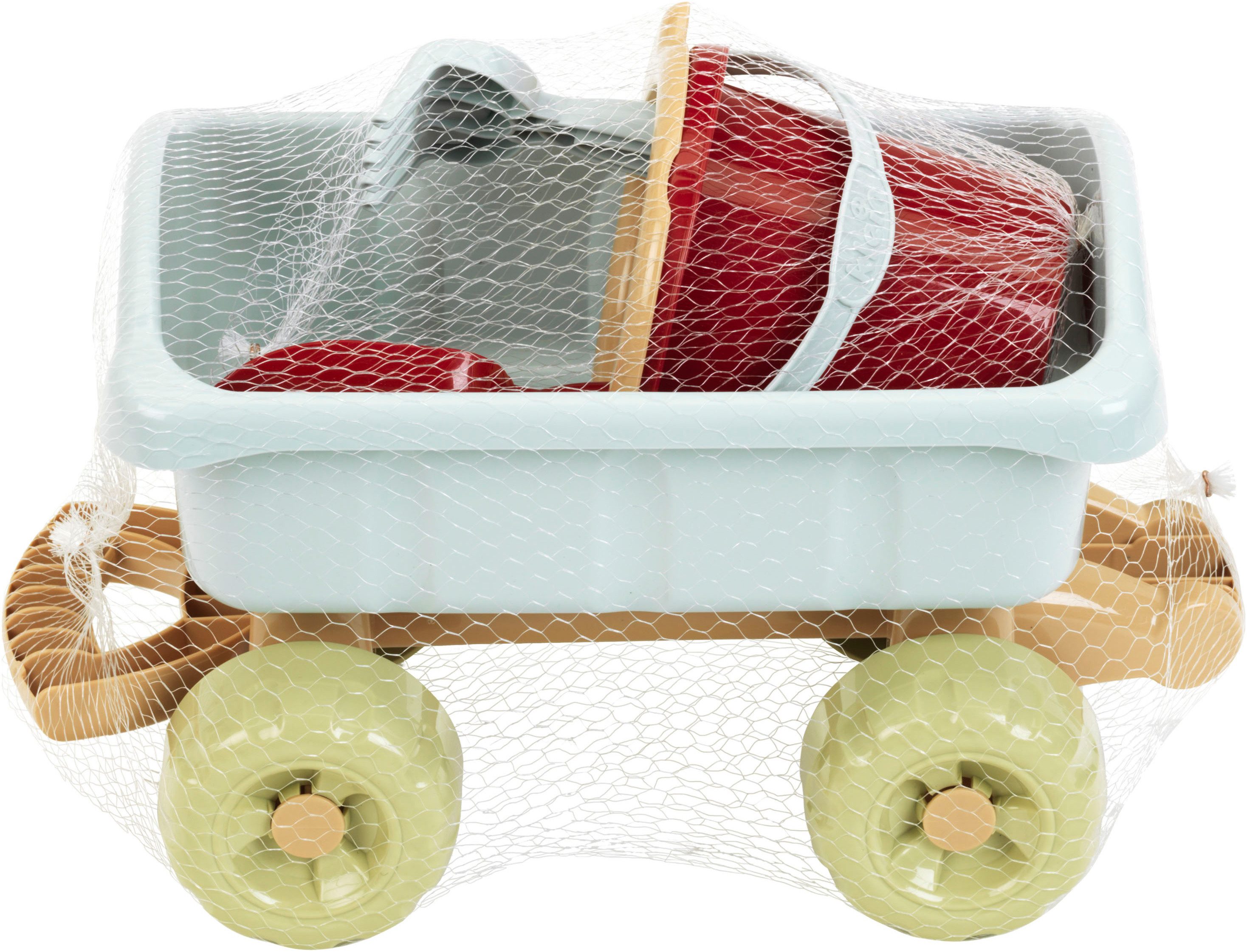 Klein Bolderkar Little Foot, Spiel-Bollerwagen mit Eimerset, aus Recyclingkunststoff