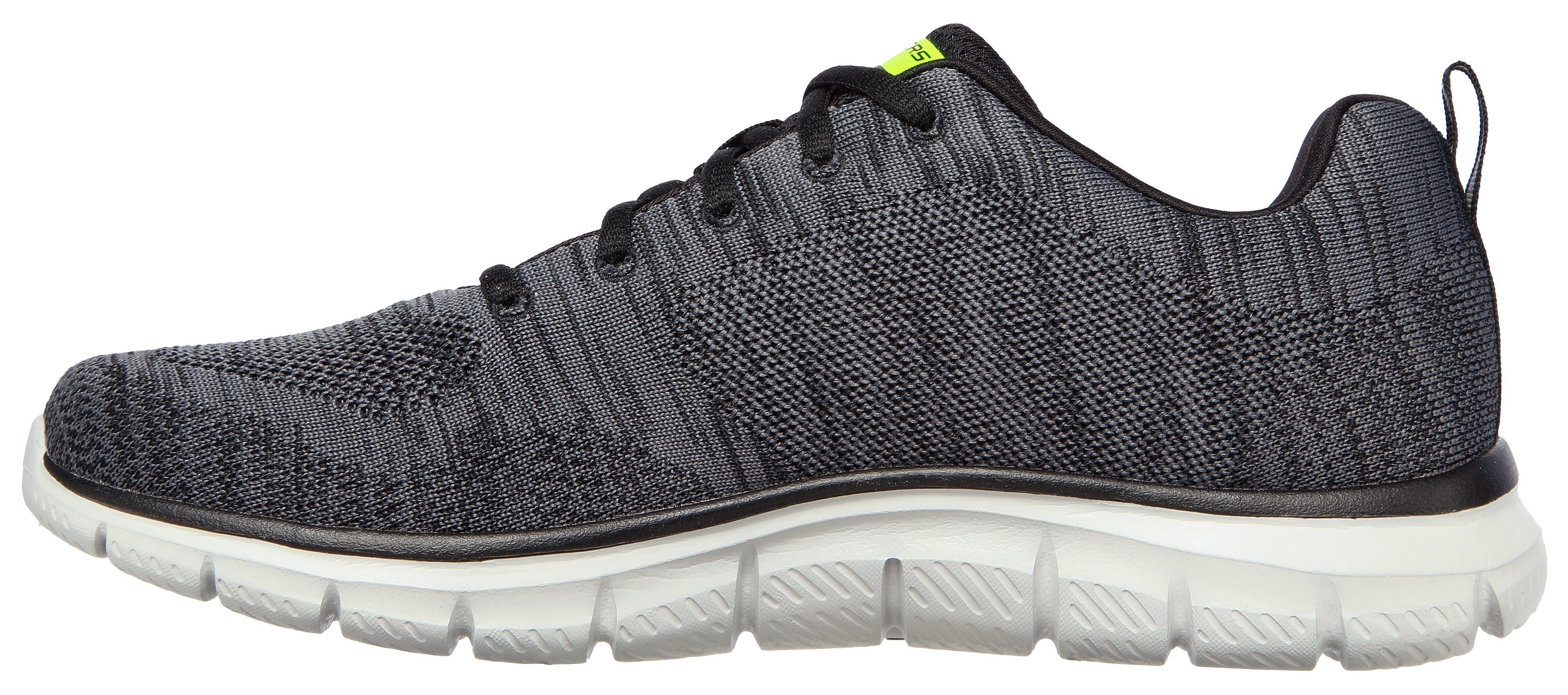 Skechers Sneakers TRACK Vrijetijdsschoen, lage schoen, veterschoen met gewatteerde binnenzool