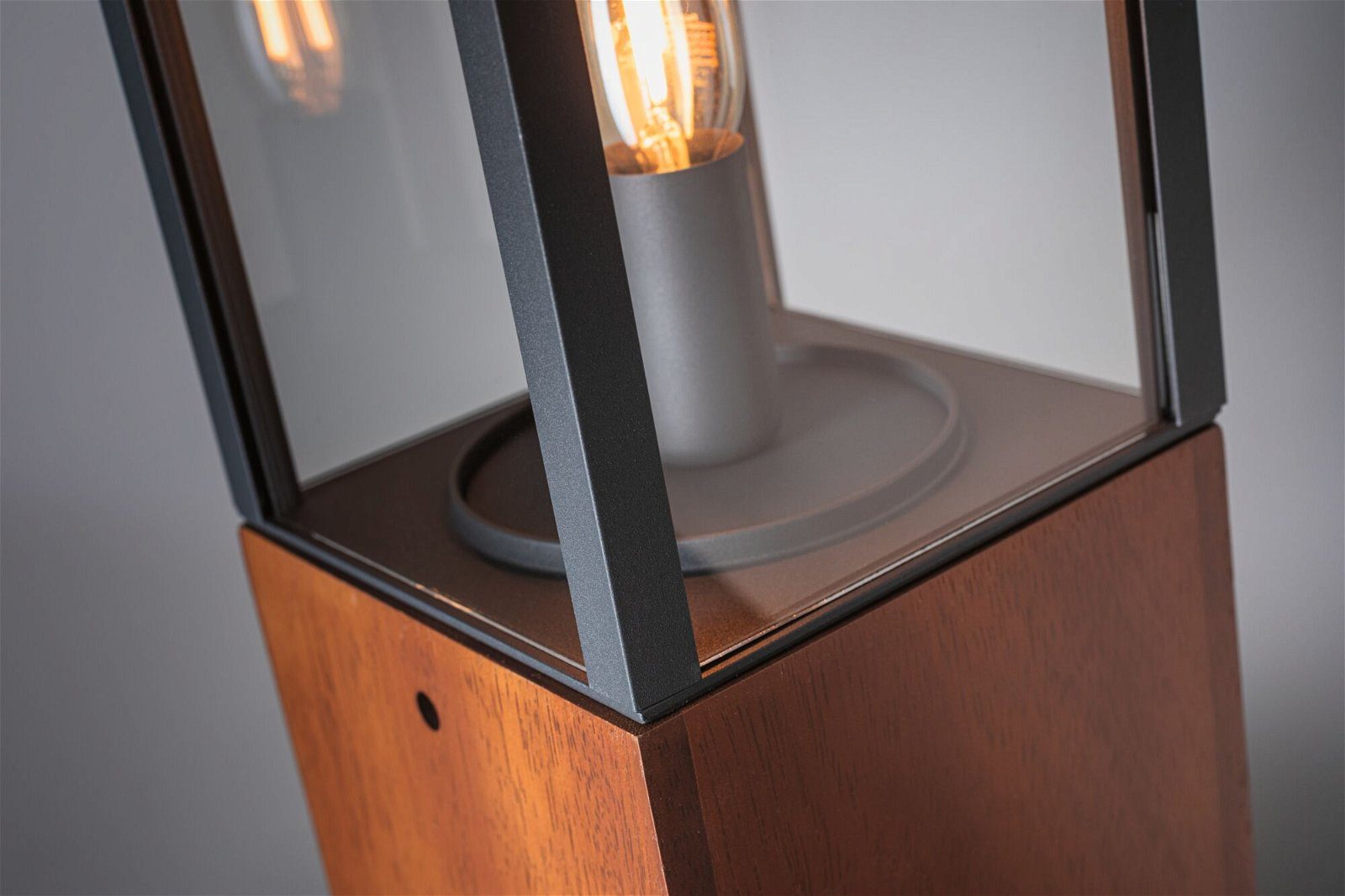 Paulmann Led-bolderlamp Plug & Shine Venea Enkel lamp IP44 1900K 2W Hout (1 stuk)