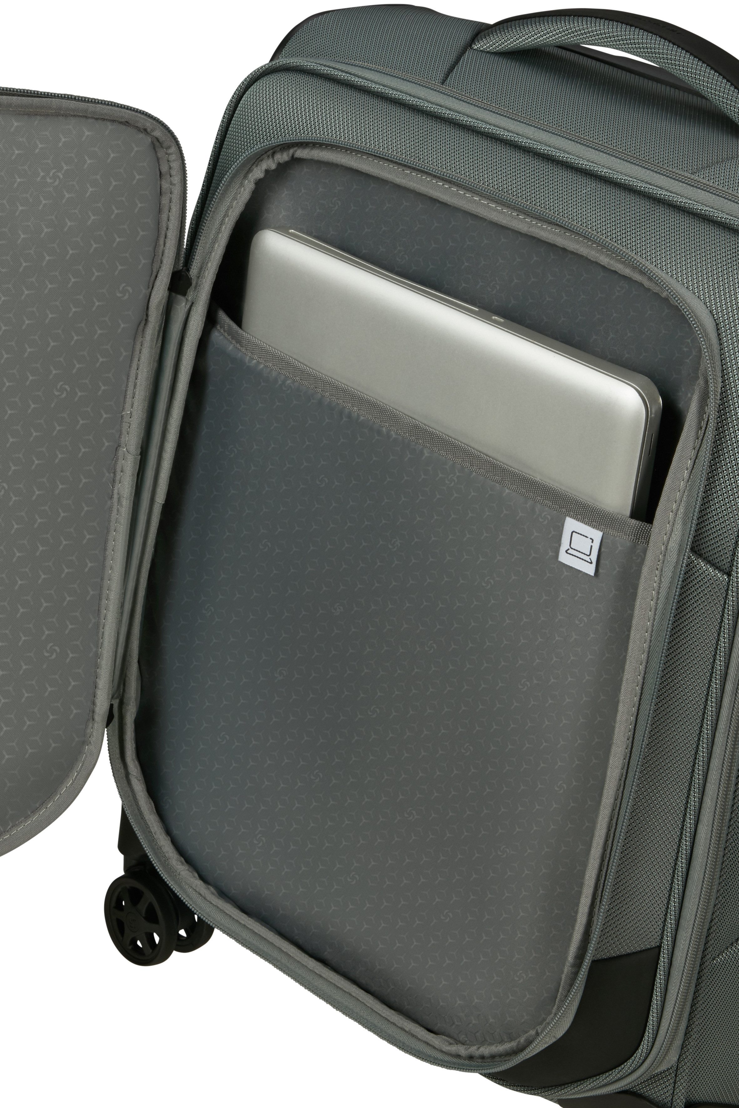 Samsonite Zachte bagage trolley RESPARK 55 Trolley reisbagage handbagage zachte koffer TSA-cijferslot
