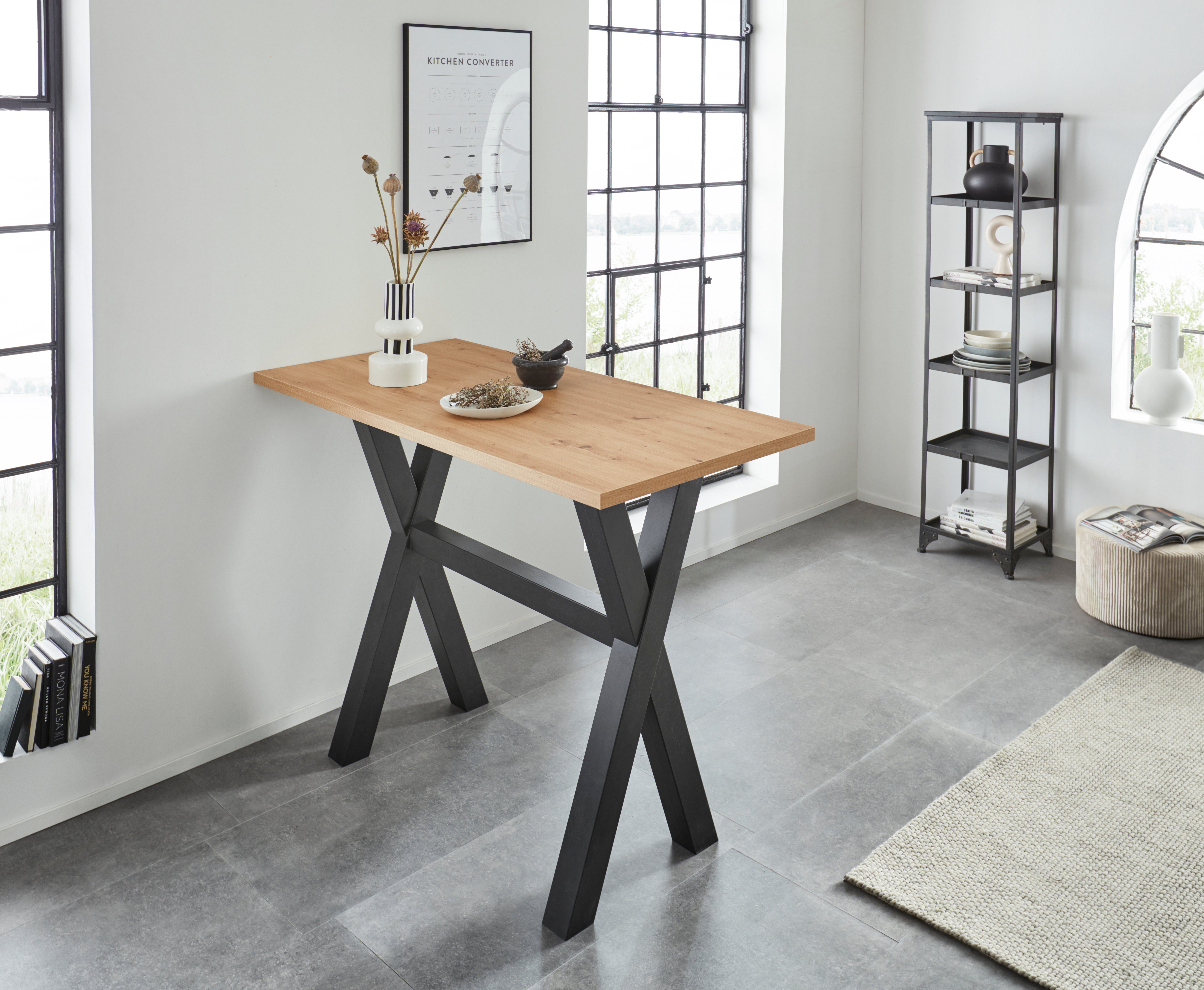 Mäusbacher Bartafel Frame in X-model (breedte 120, 140 of 160 cm)