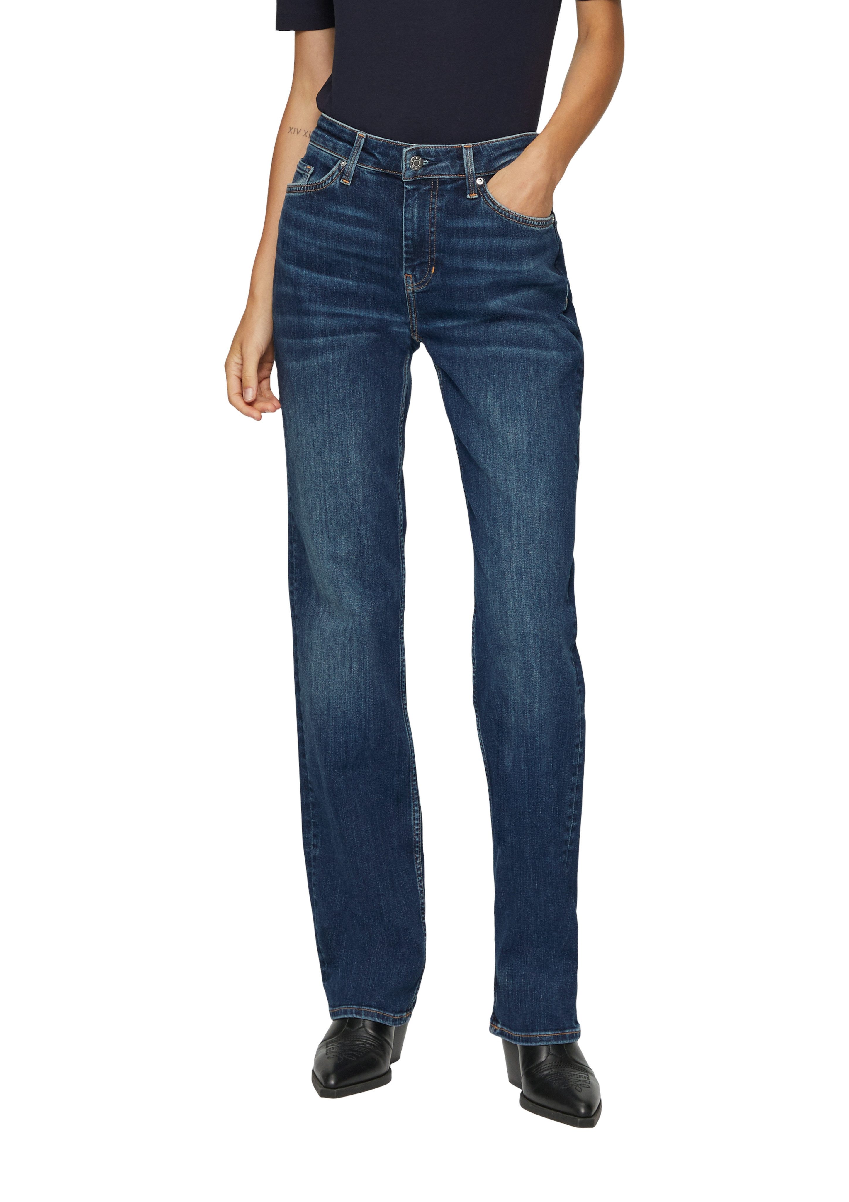 S.Oliver straight leg jeans Karolin dark blue