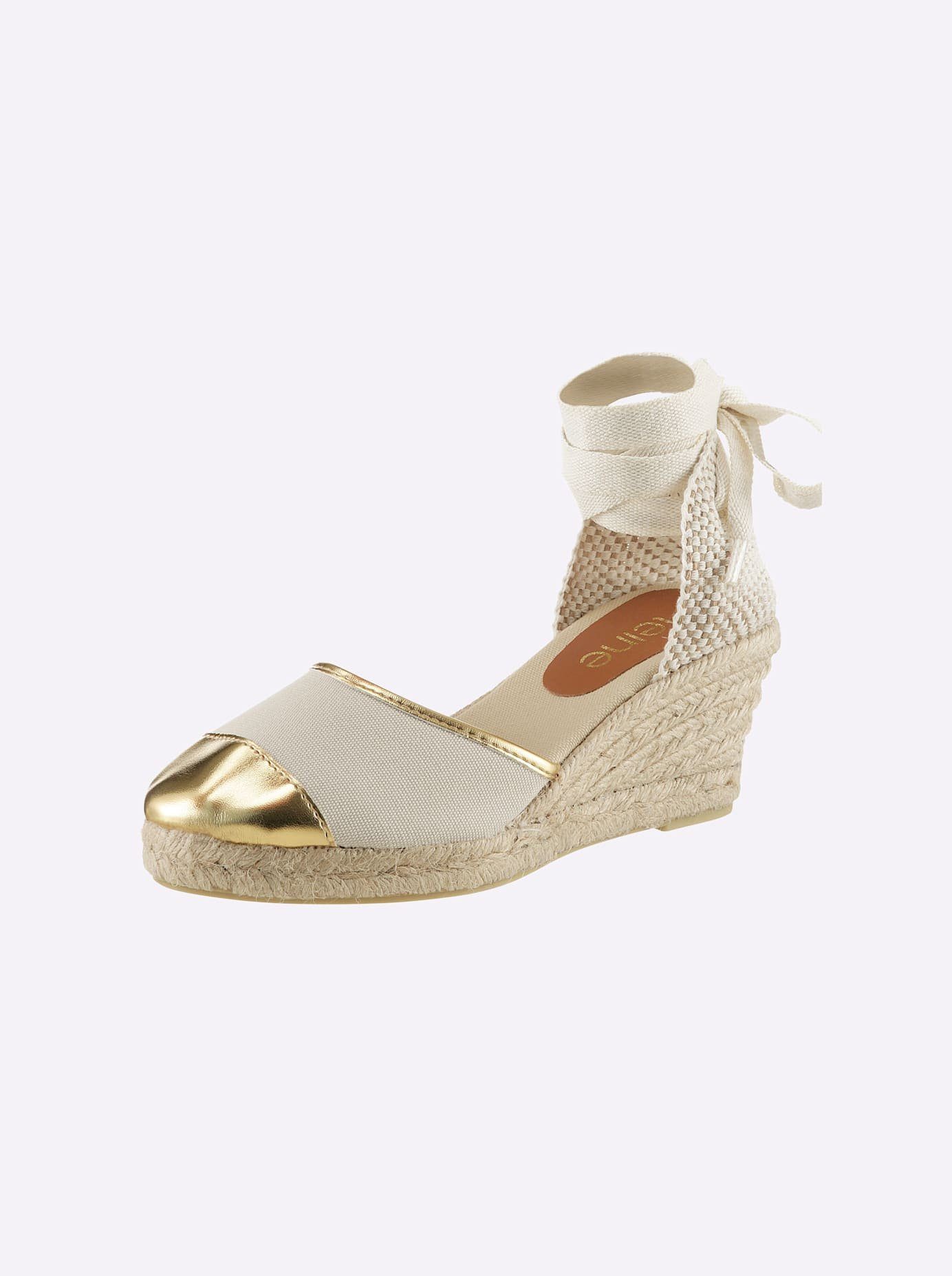 heine Sleehaksandaaltjes dames sandalen met sleehak maat 42 bruin