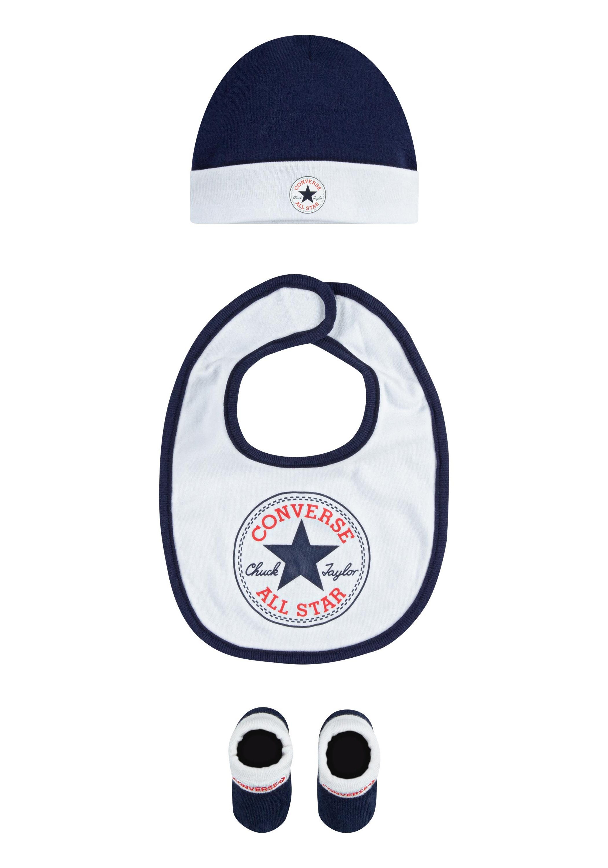 Converse Newborn-cadeauset CHUCK INFANT HAT BIB BOOTIE SET 3PC (3-delig)