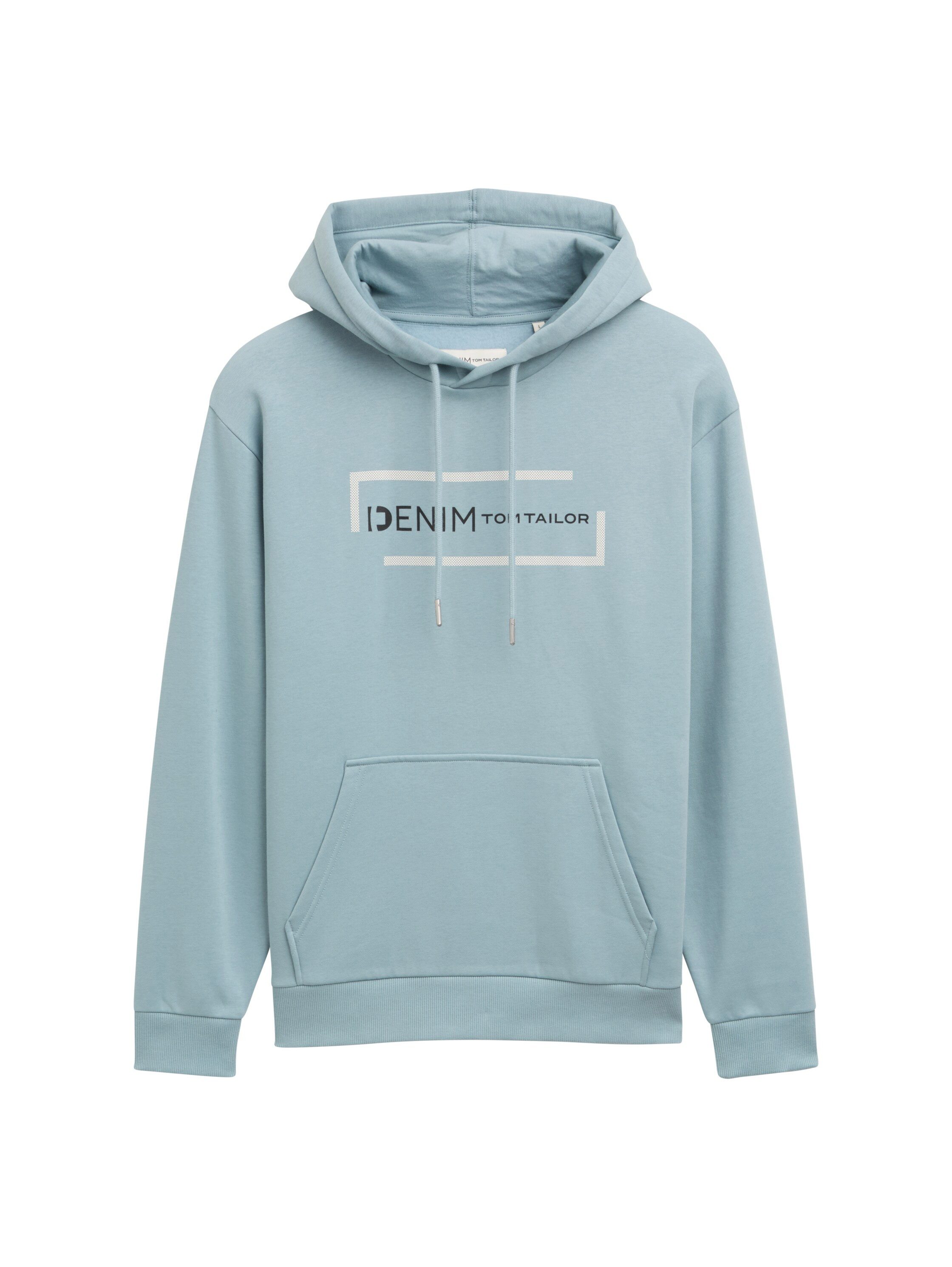Tom Tailor Denim Hoodie met grote logoprint