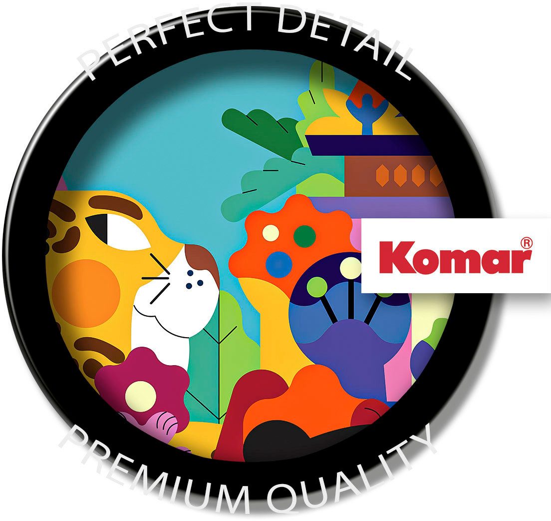 Komar Artprint op linnen Encanto Colours of Columbia - Afmeting 30 x 40 cm (1 stuk)