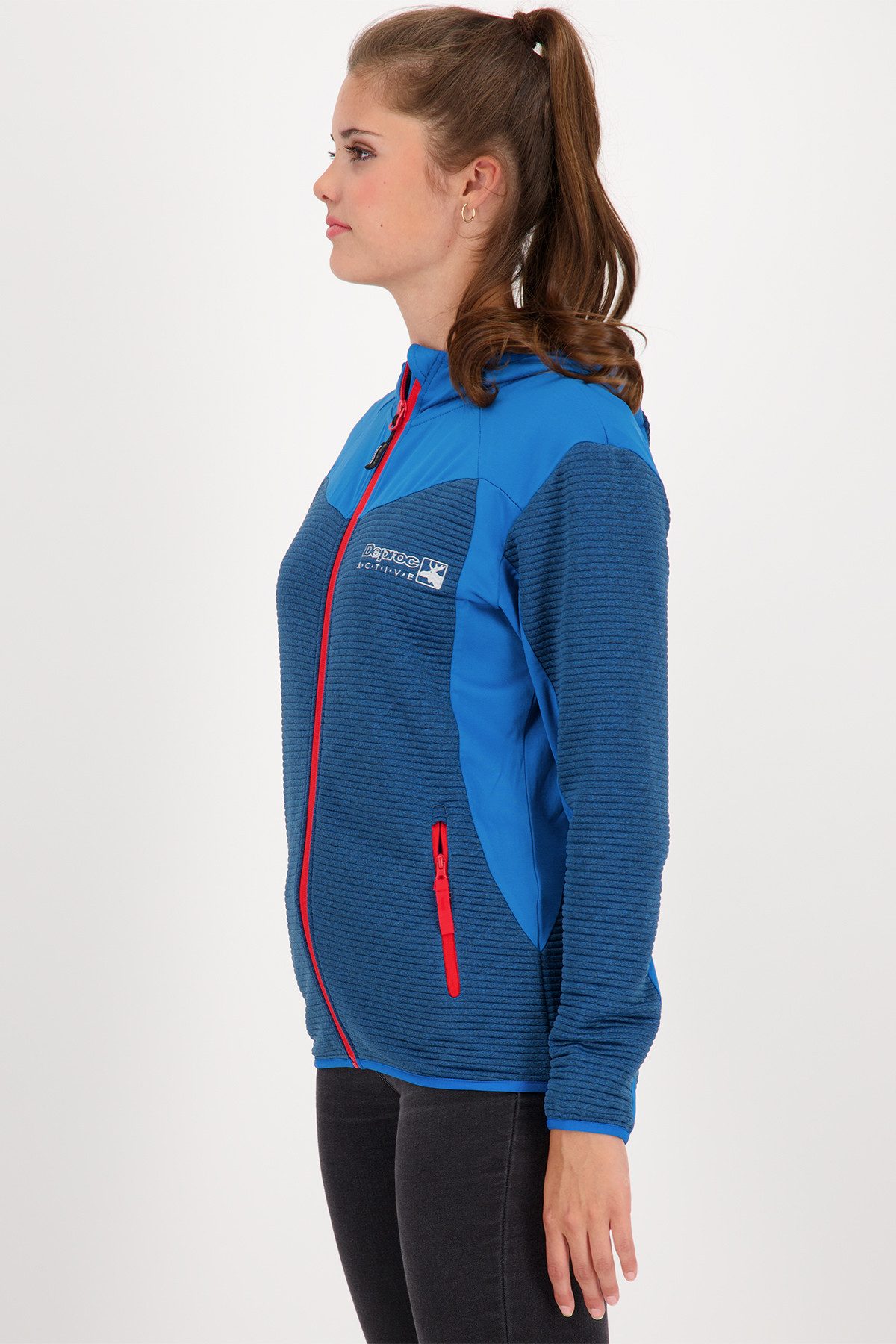 DEPROC Active Gebreid fleecejack ELM WOMEN