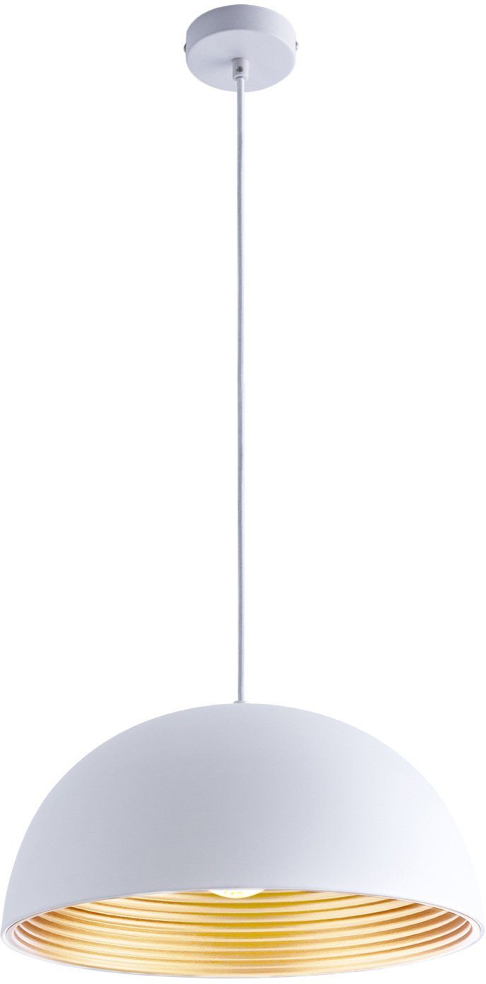 Paco Home Hanglamp SAWYER Hanglamp eetkamer keukenlamp hangend 1,5m textielen kabel Ø 40,5 cm