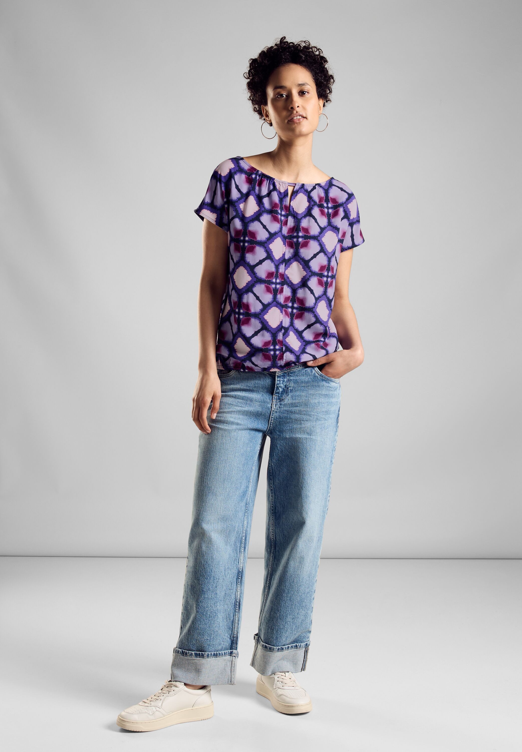 STREET ONE Shirttop met print all-over