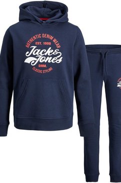 jack  jones junior shirt  short (set, 2-delig) blauw