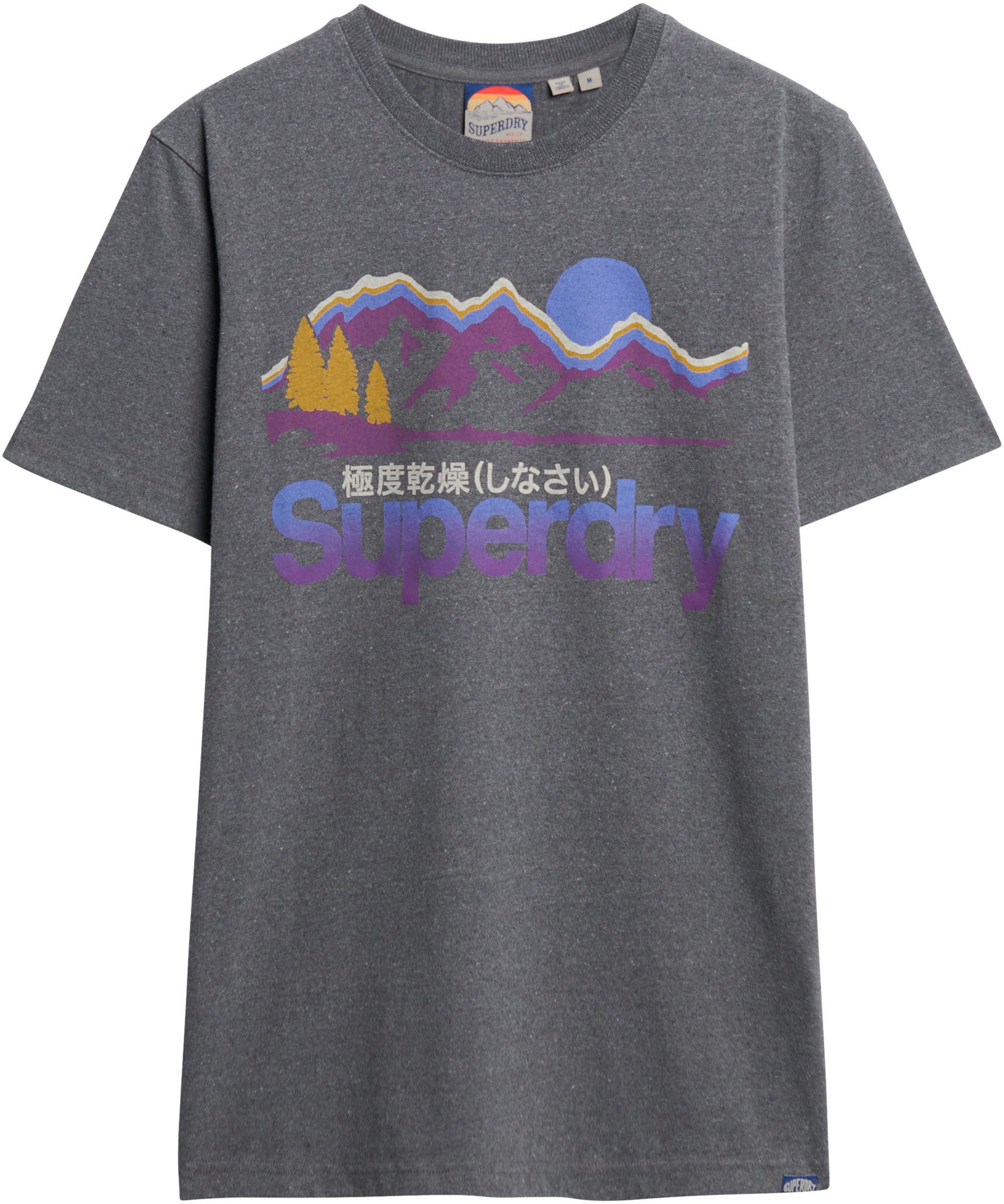 Superdry Shirt met ronde hals CL GREAT OUTDOORS GRAPHIC TEE