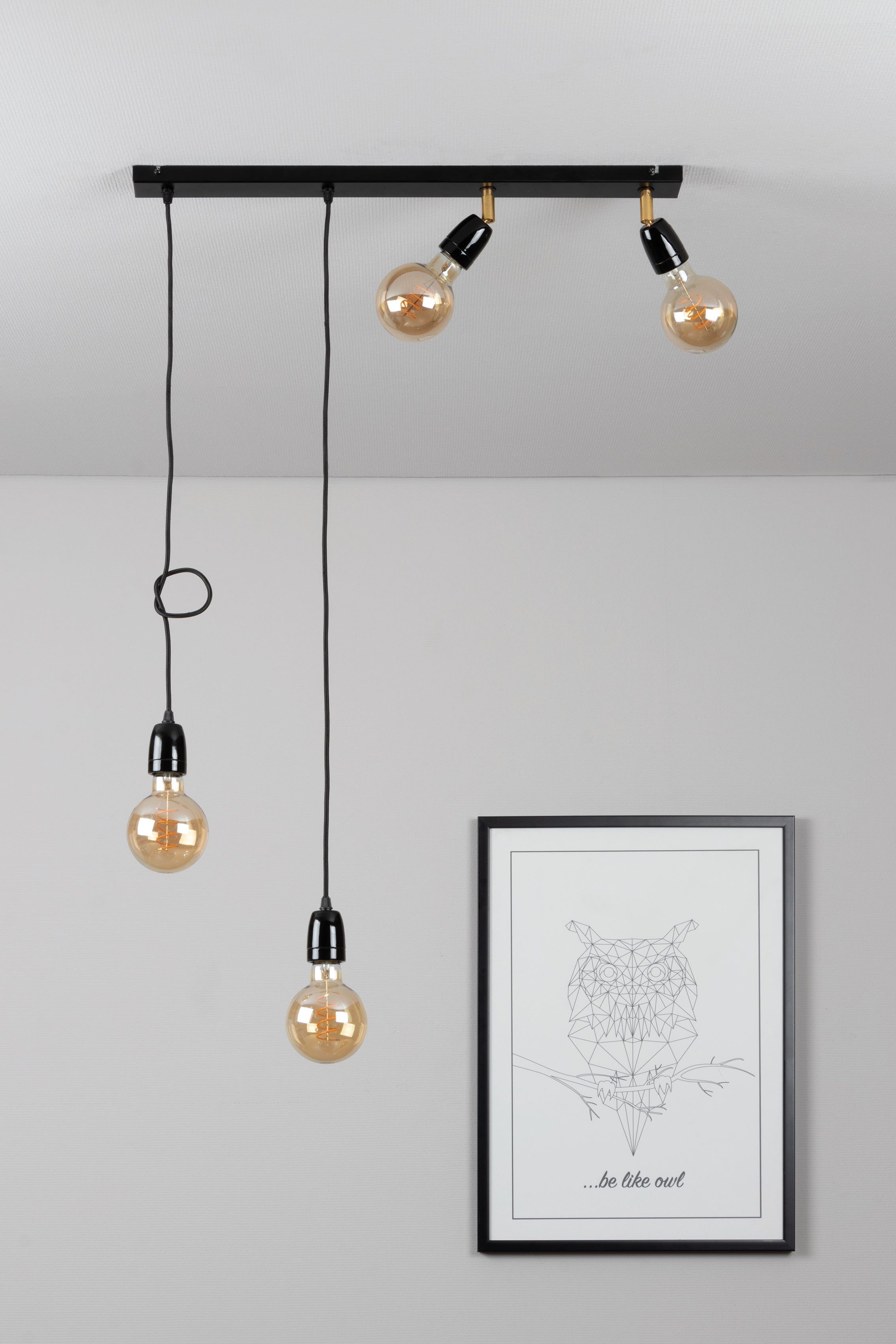 BRITOP LIGHTING Plafondlamp Porcia Decoratieve lamp van keramiek, bijpassende LM E27- excl., made in Europe (1 stuk)