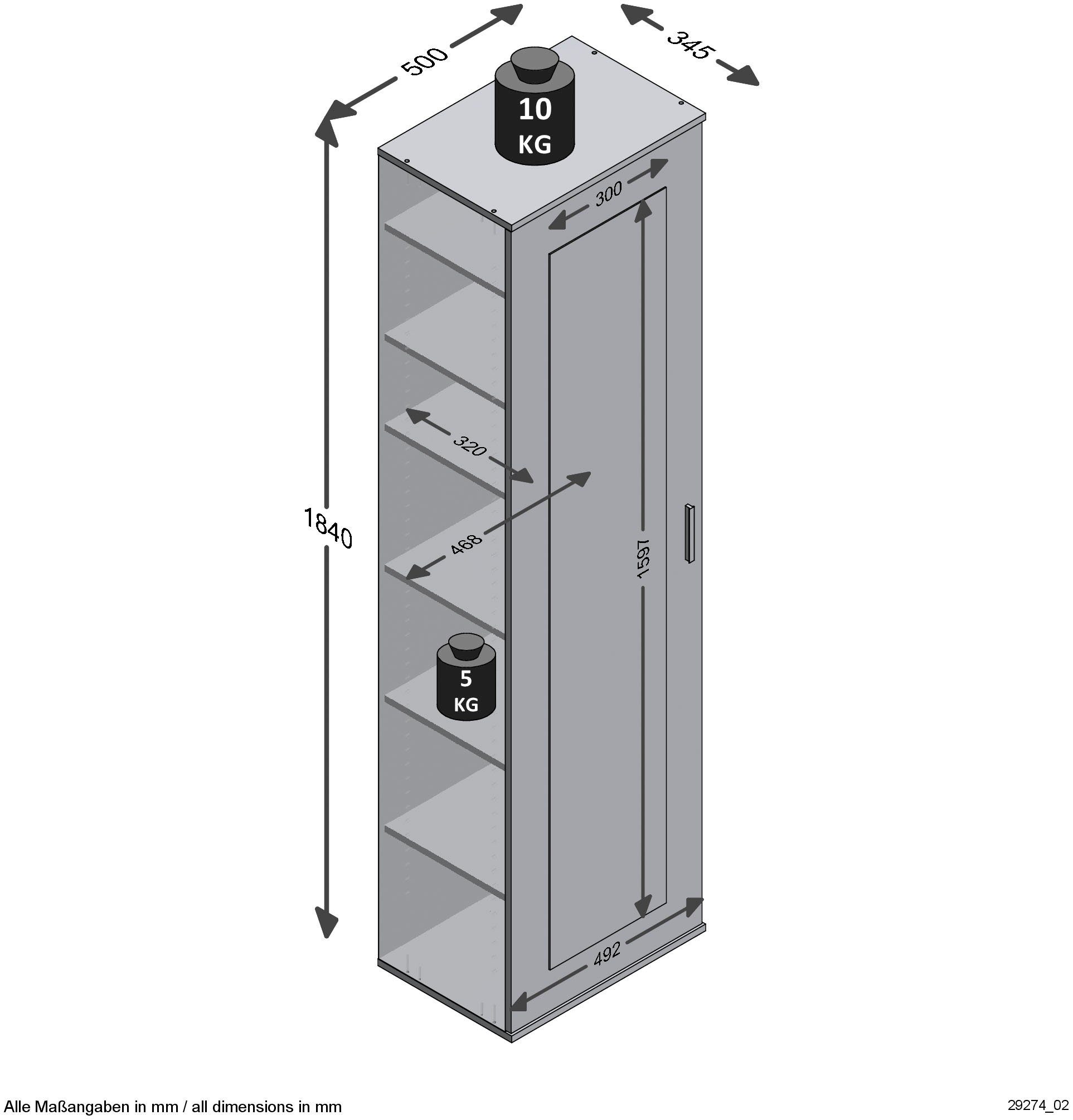 FMD Multifunctionele kast Inca 2