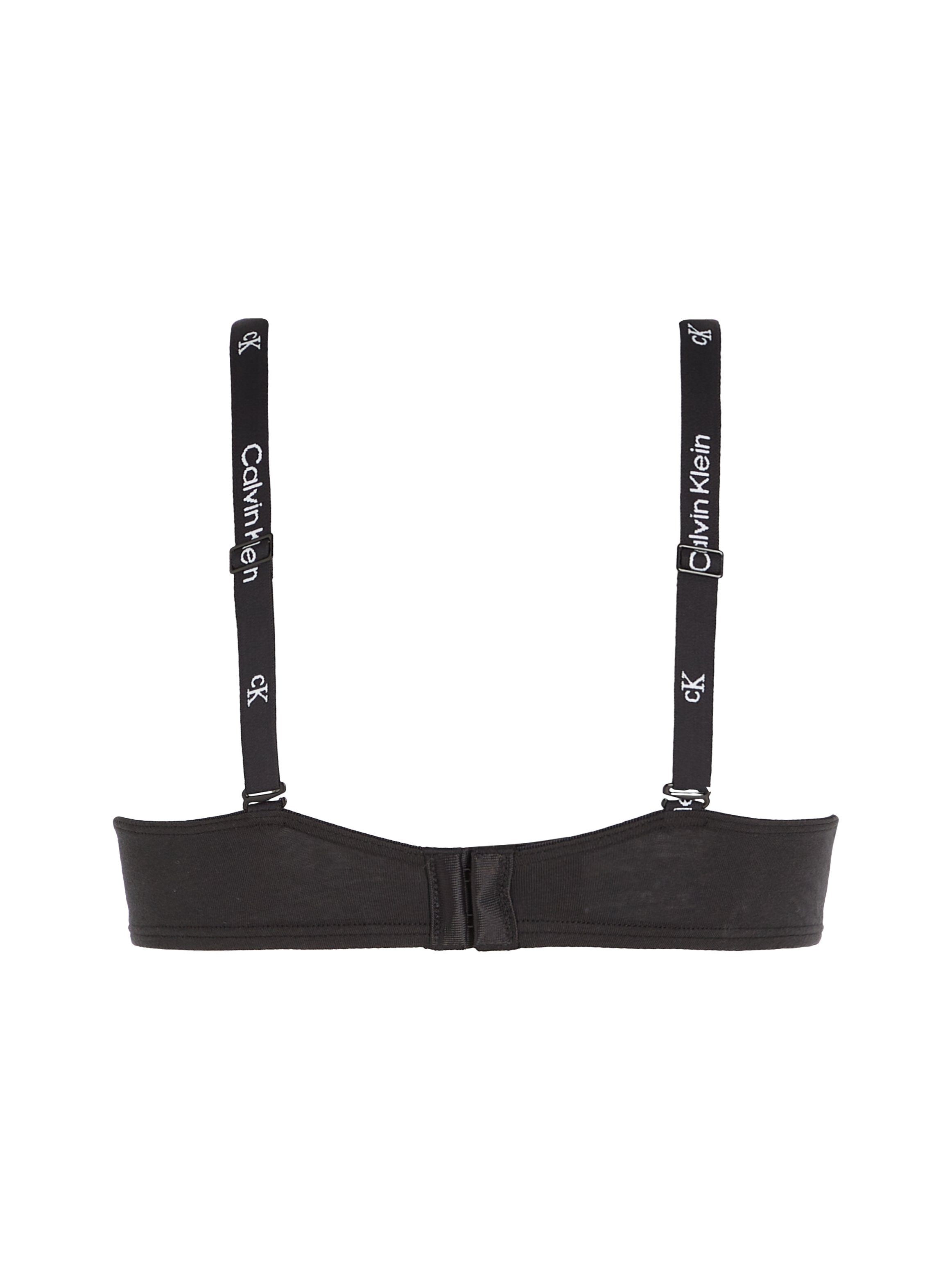 Calvin Klein Beugel-bh LIGHTLY LINED DEMI met logoprint op de bandjes