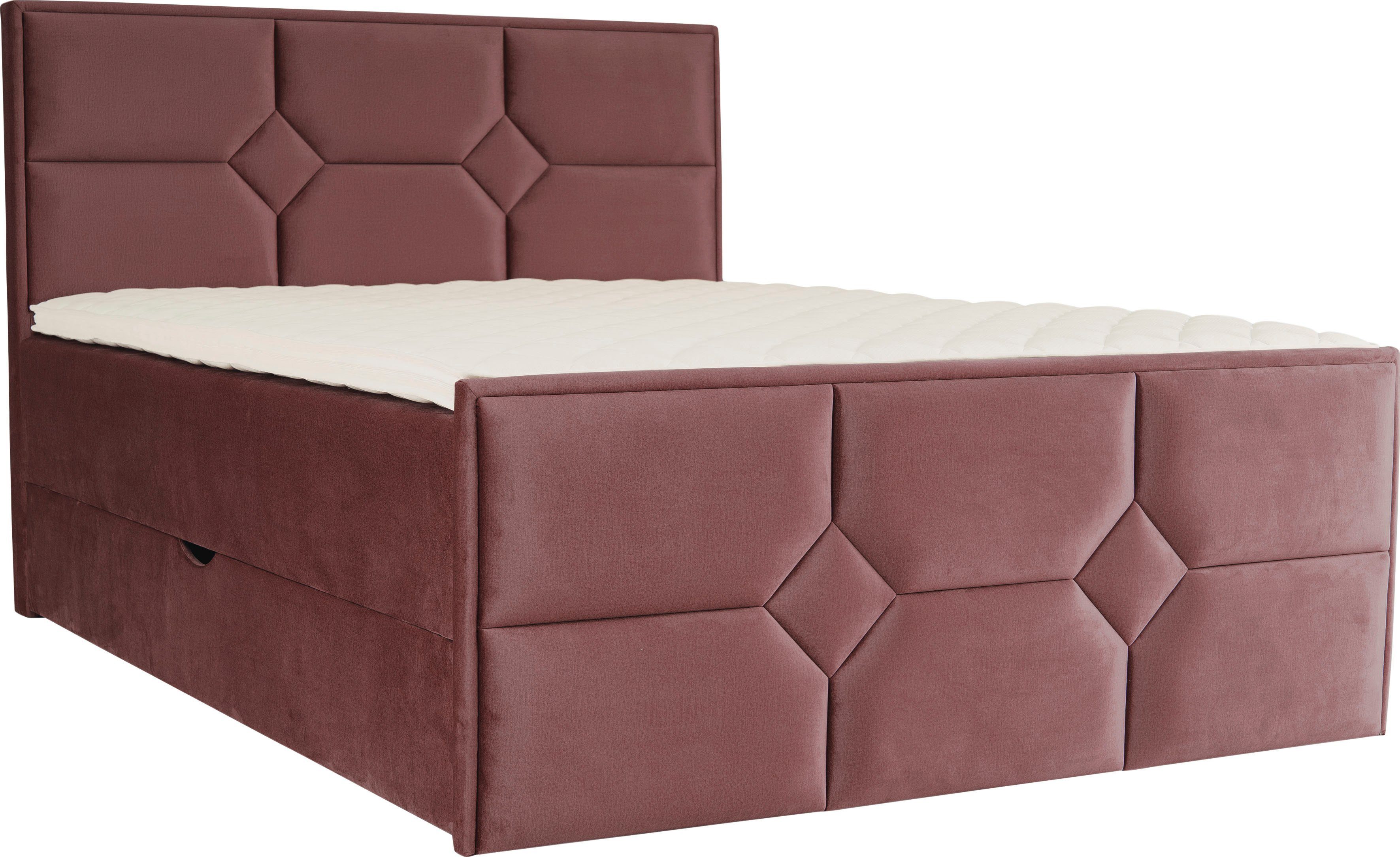 Leonique Boxspring Ambre met pocketveringsmatras