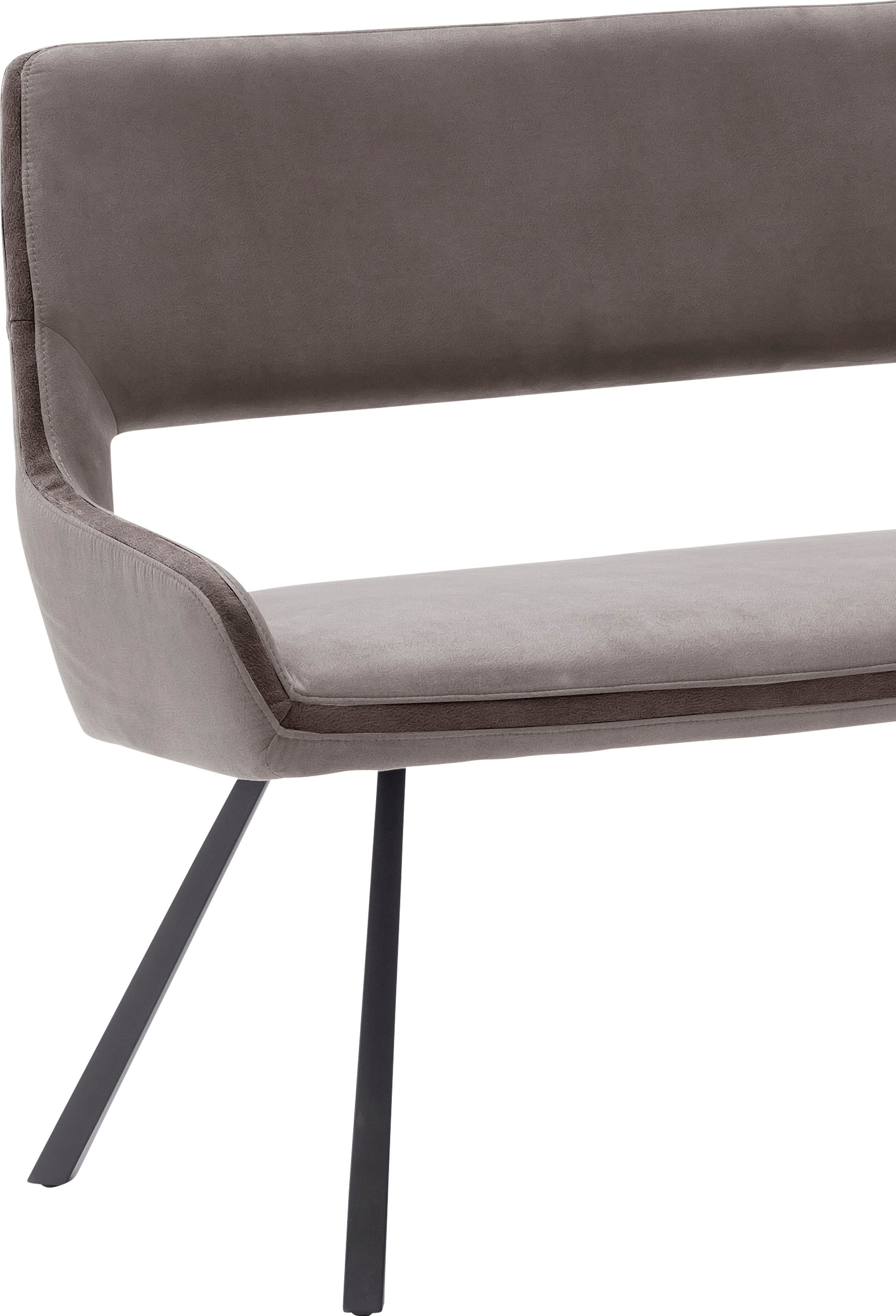 MCA furniture Zitbank Bayonne tot 280 kg belastbaar, zithoogte 50 cm, naar keuze 155 cm-175 cm breedte