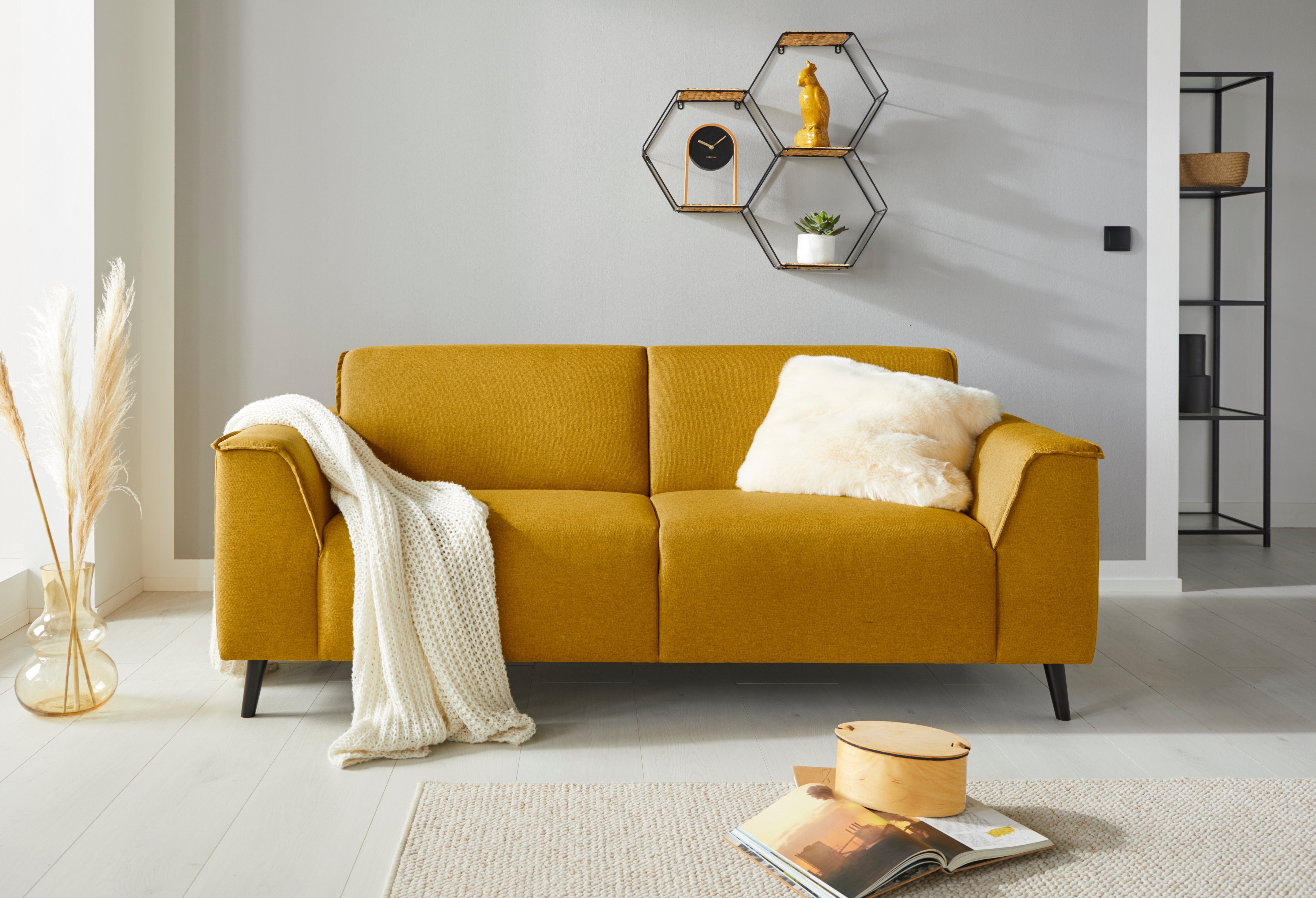DOMO collection 2,5-zitsbank Amora geweldige afwerkingsdetails, comfortabel,