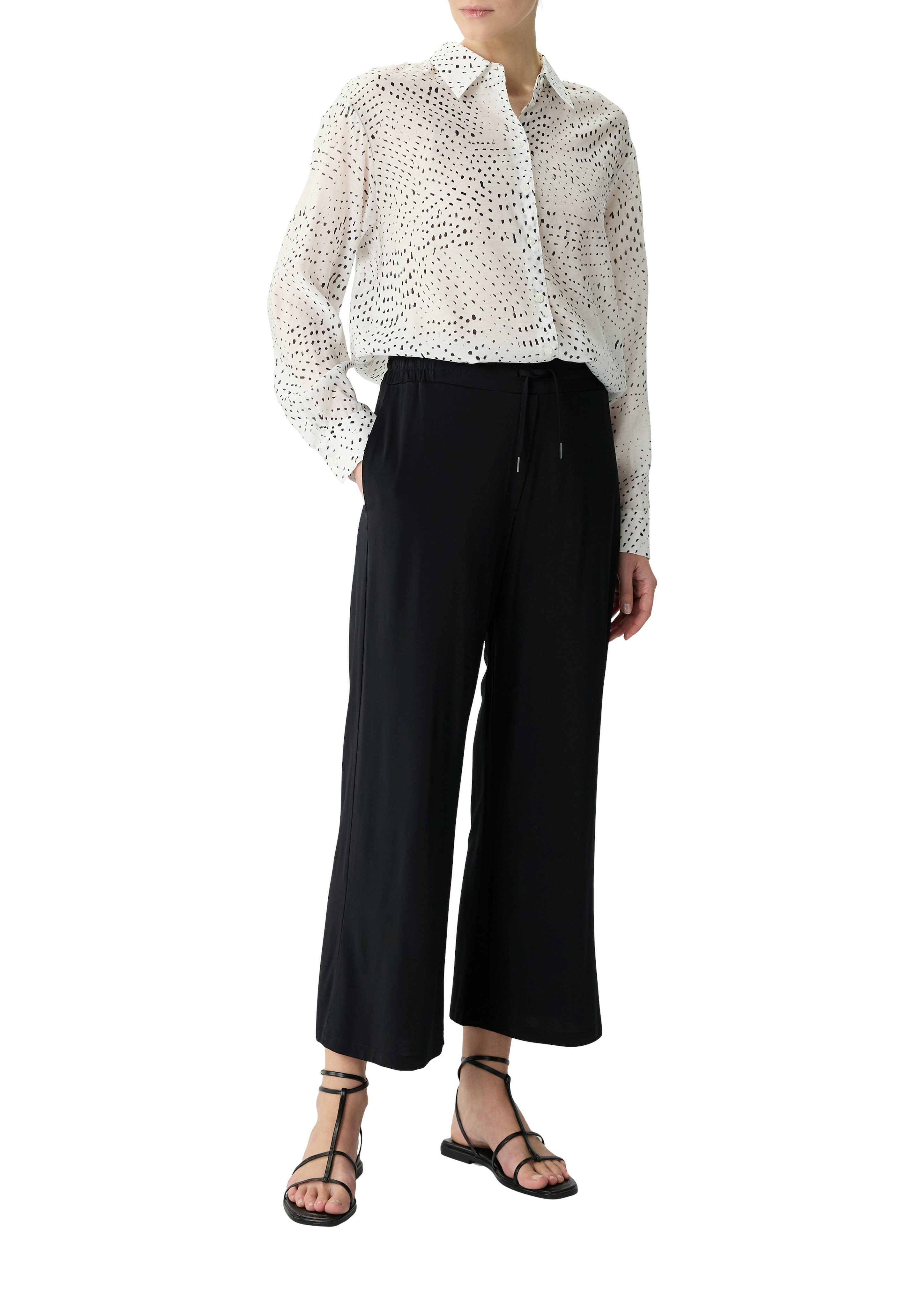 Comma Culotte met elastische taille