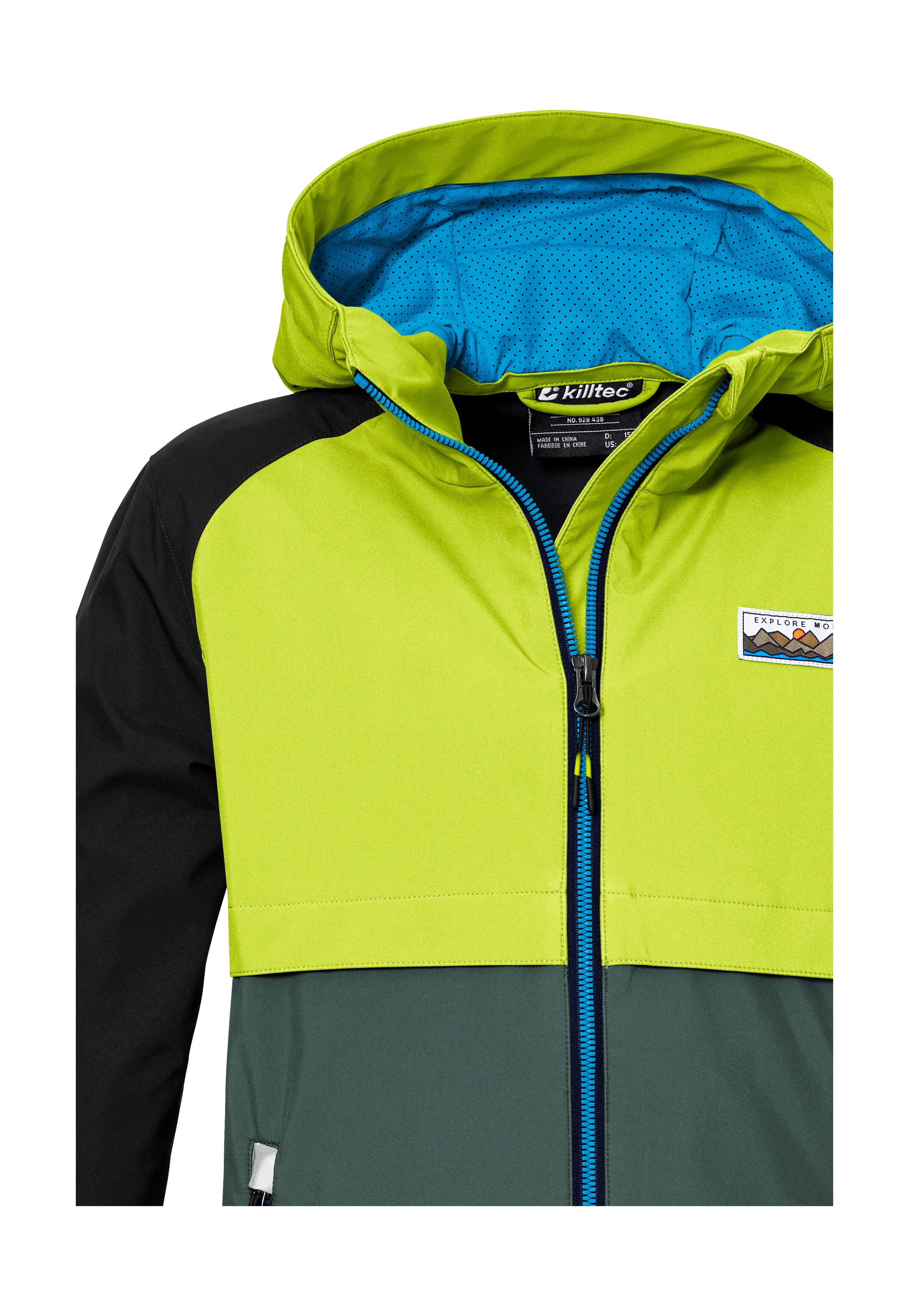 Killtec Softshell-jack KOS 137 BYS SFTSHLL JCKT Killtec kids softshelljack: wind- en waterafstotend, PFAS-vrij