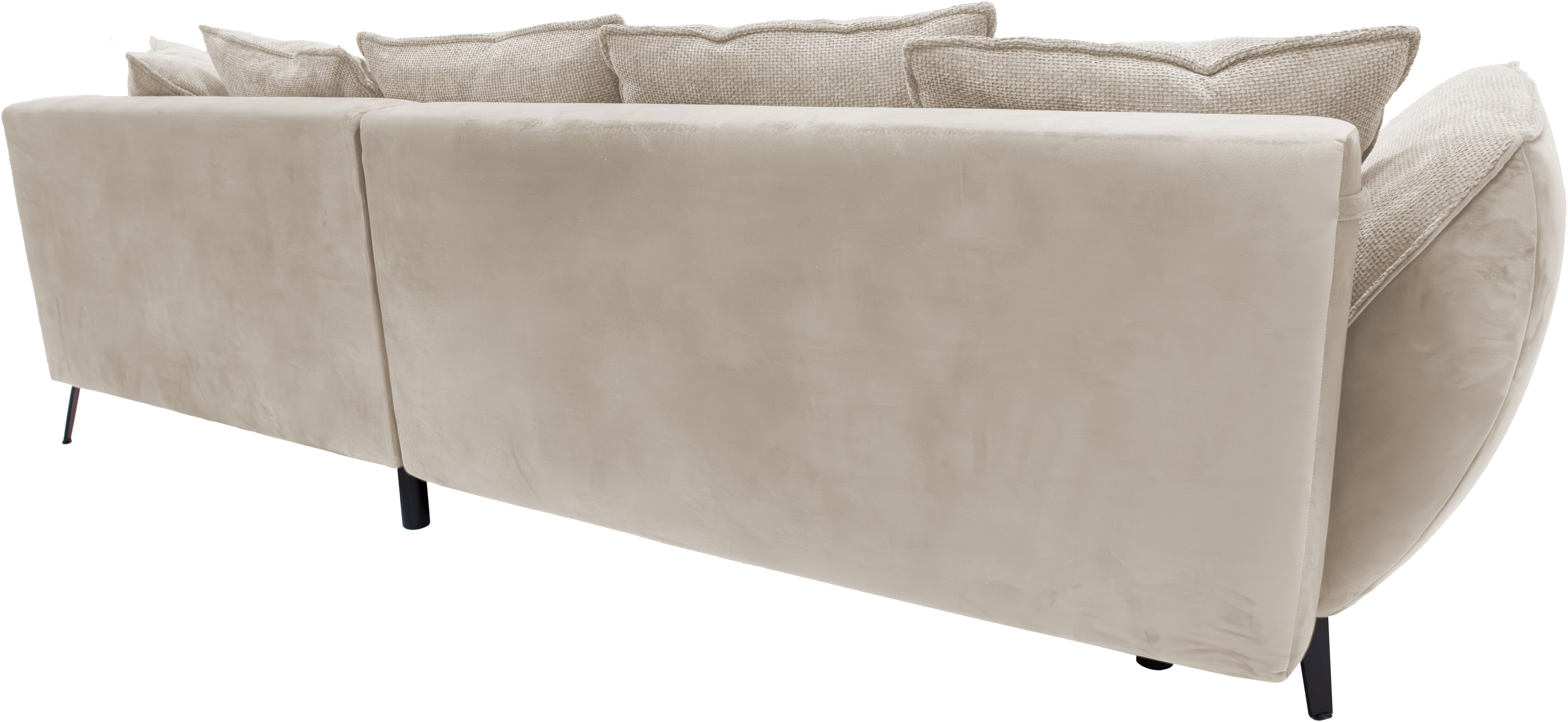 exxpo - sofa fashion Hoekbank Midway met eenvoudige Easy-Lift bedfunctie, comfortabel en modern