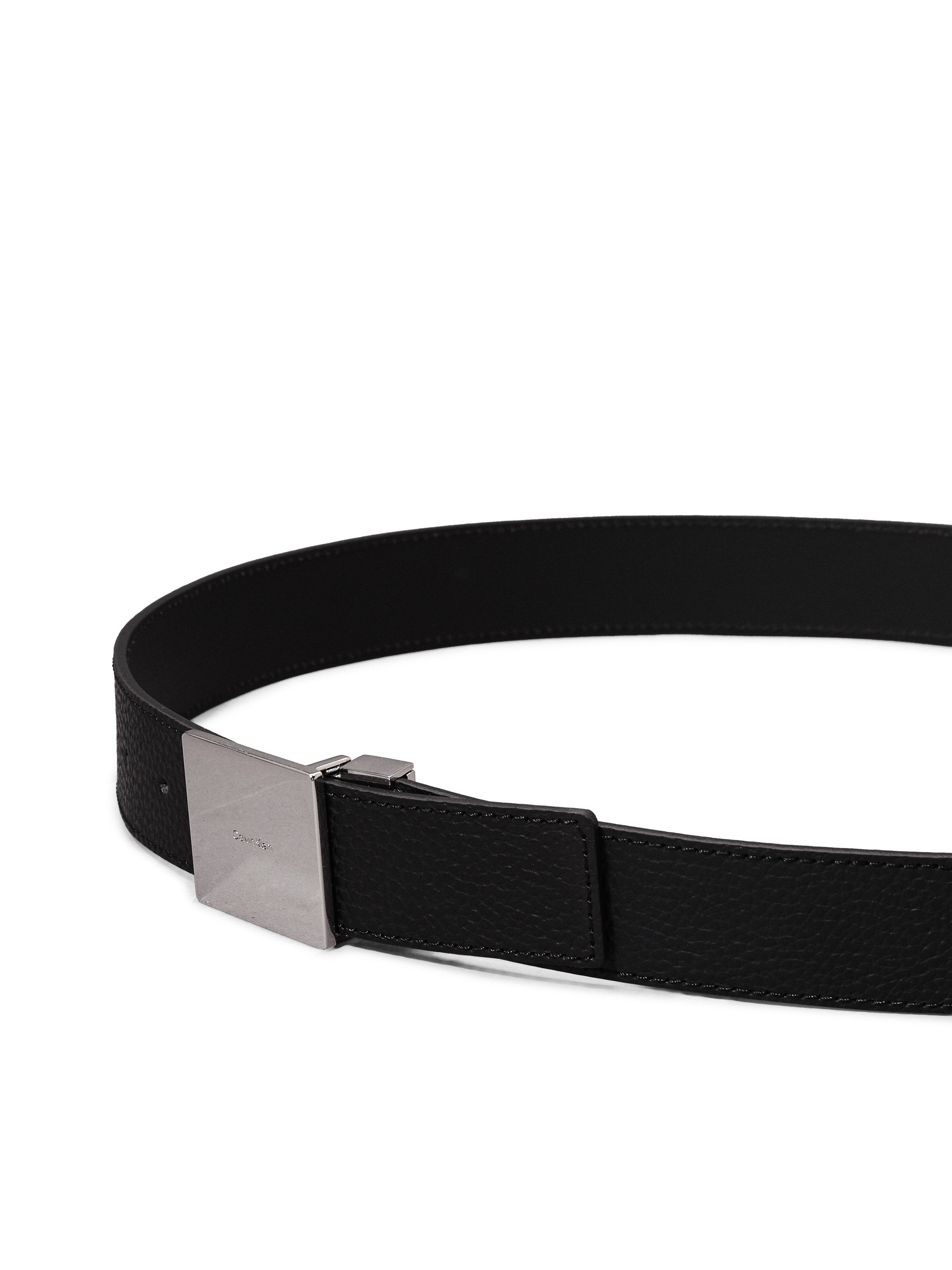 Calvin Klein Leren riem ADJ CASUAL PLAQUE PB 35MM