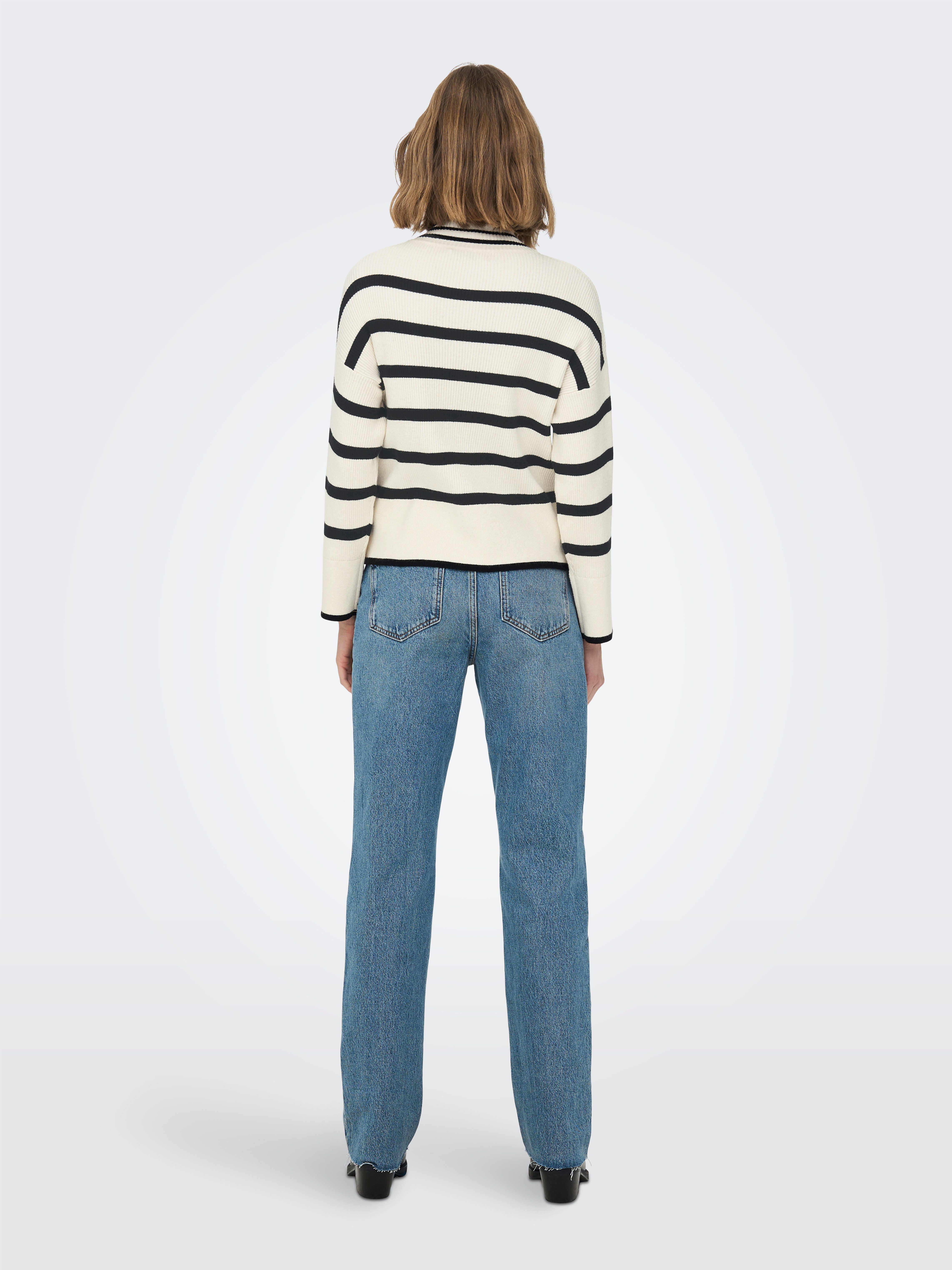 Only Trui met staande kraag ONLIBI L/S HIGNECK PULLOVER