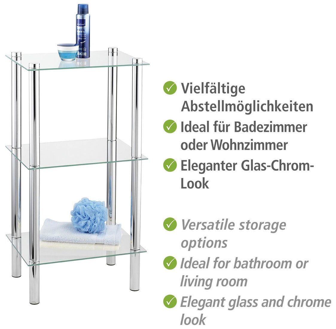 WENKO Rek Yago 2 shampoo-legplanken