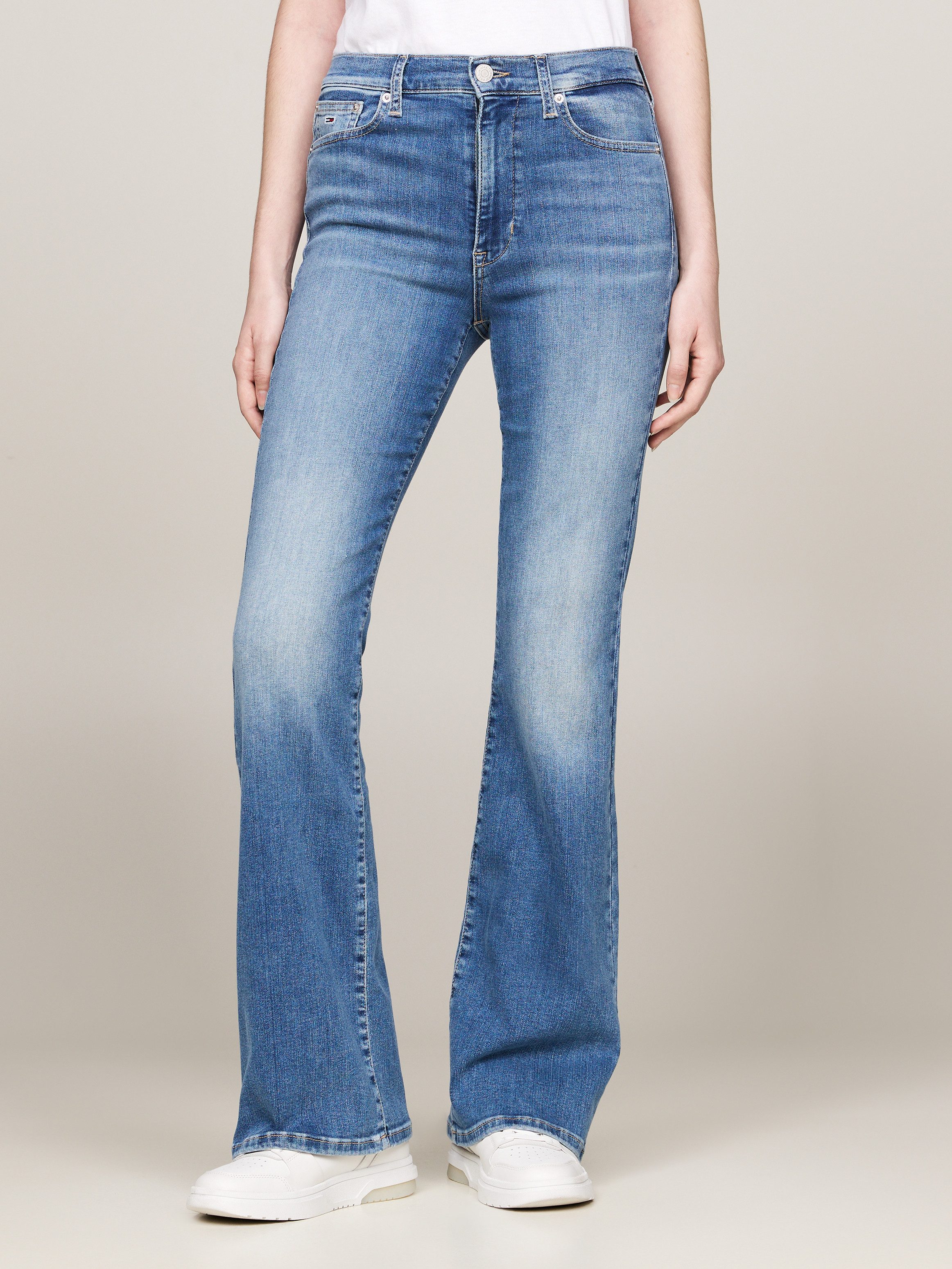 TOMMY JEANS Wijd uitlopende jeans Tommy Jeans SYLVIA - High waist - Flared Denim Jeans