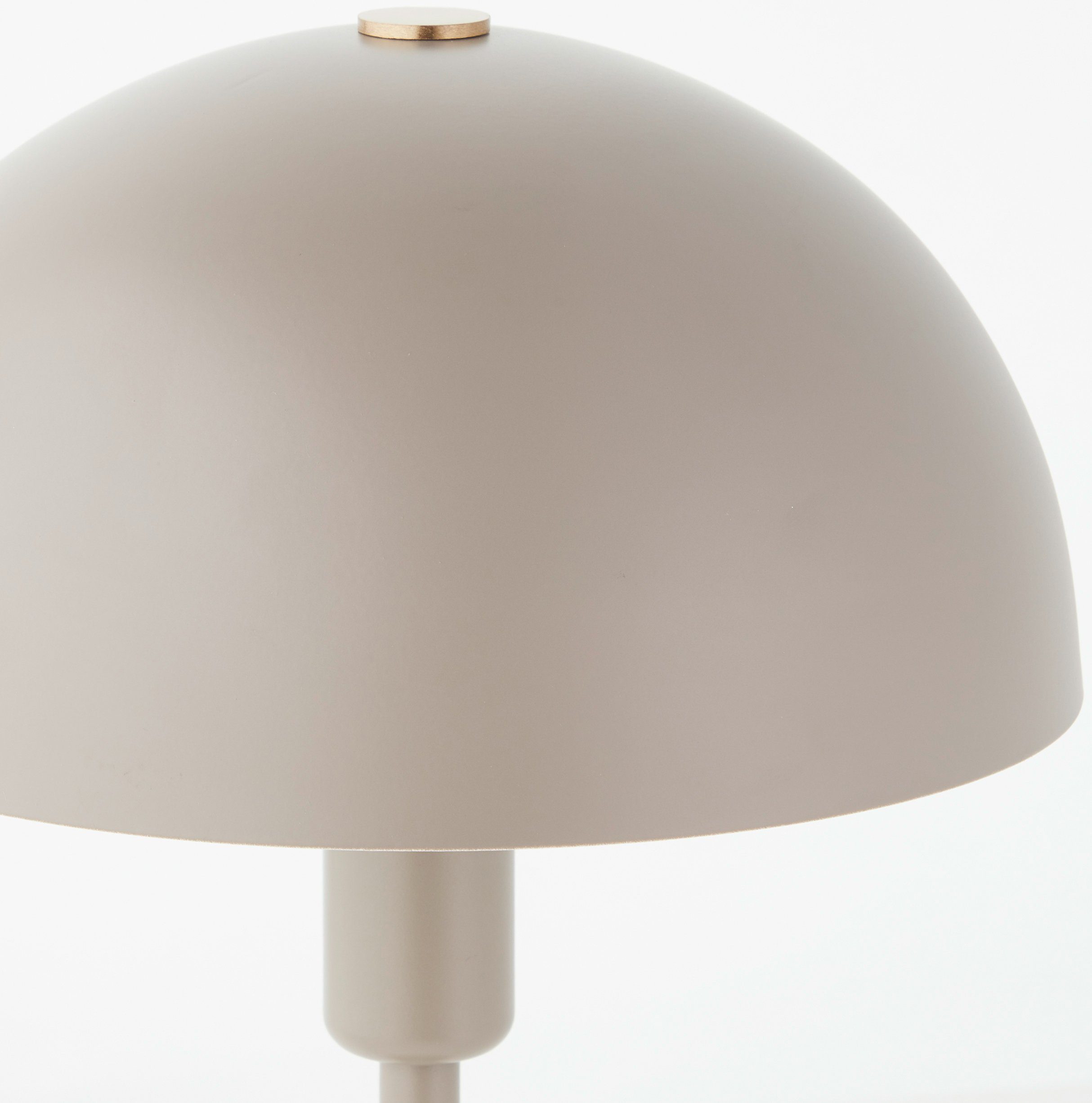 LeGer Home by Lena Gercke Tafellamp Linnea paddestoel lamp Paddenstoel lamp, tafellamp, metalen voet, hoogte 35,5 cm (1 stuk)