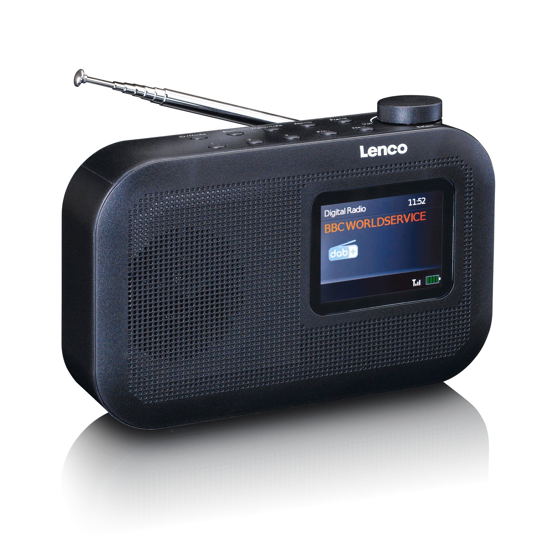 Lenco Digitale radio (DAB+) PDR-026BK - DAB+ draagbare radio