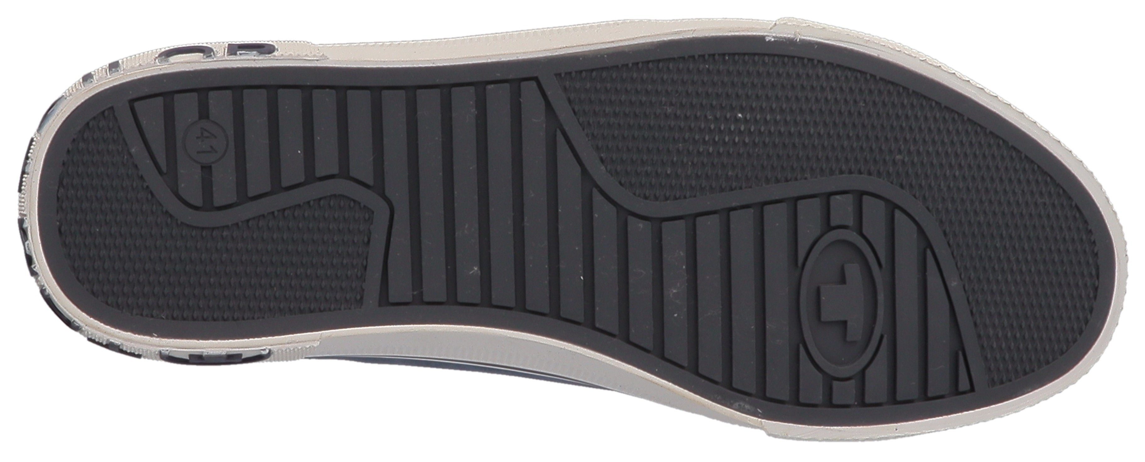 Tom Tailor Sneakers met contrastafwerking, vrijetijdsschoen, lage schoen, veterschoen
