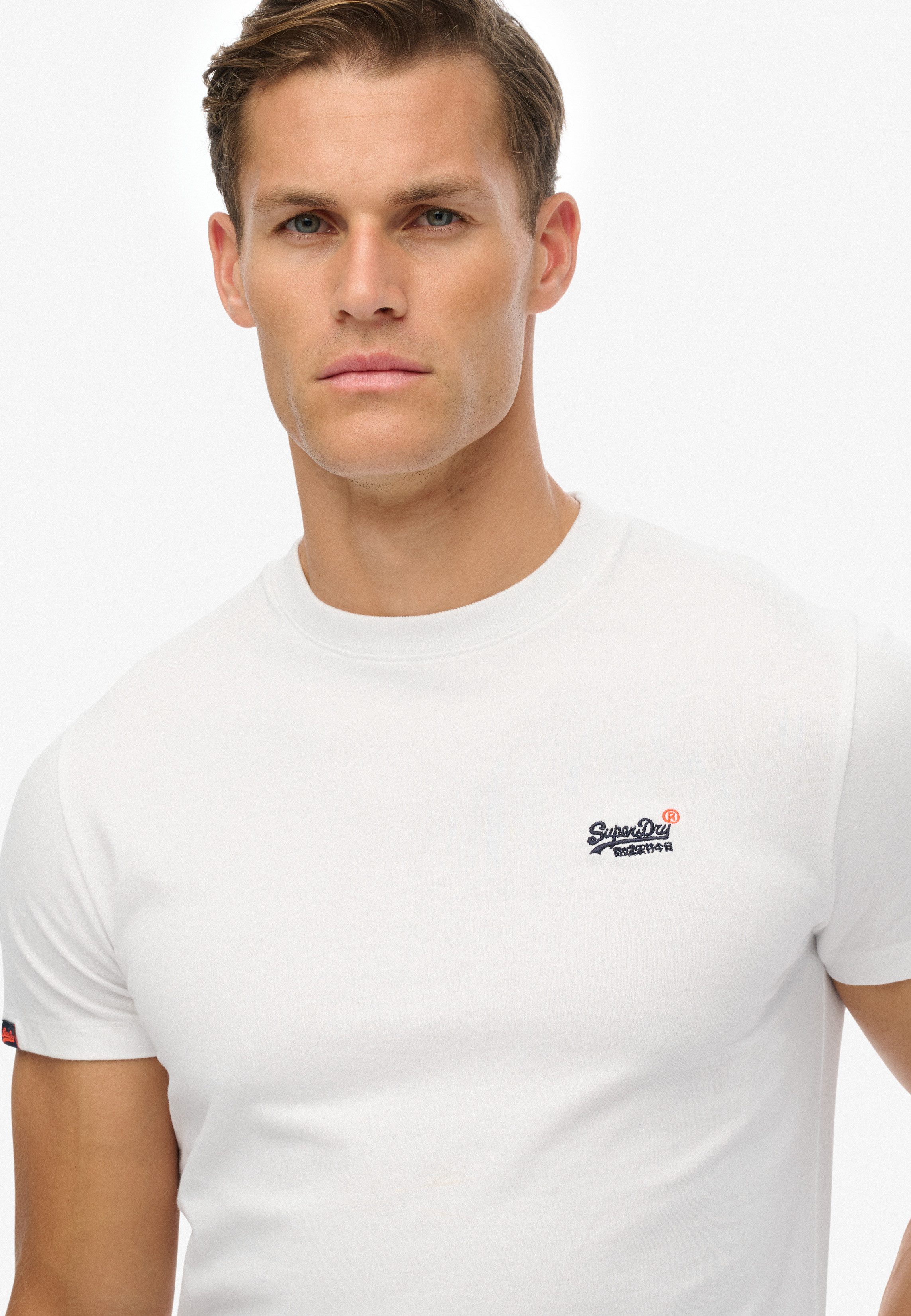 Superdry Shirt met ronde hals ESSENTIAL CONTRAST EMB TEE