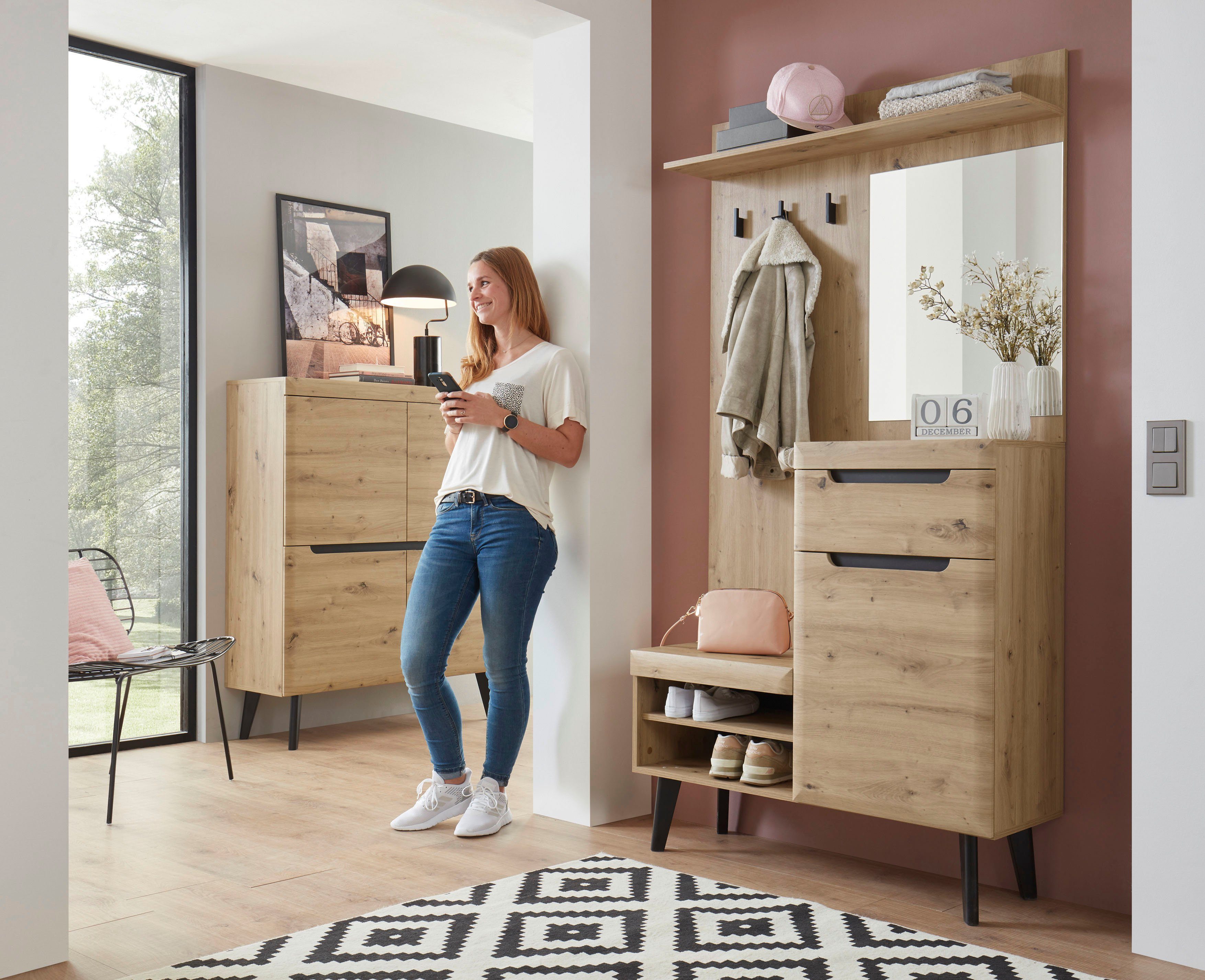 INOSIGN Halmeubelset TORGE mooie scandi look (set, 2-delig)