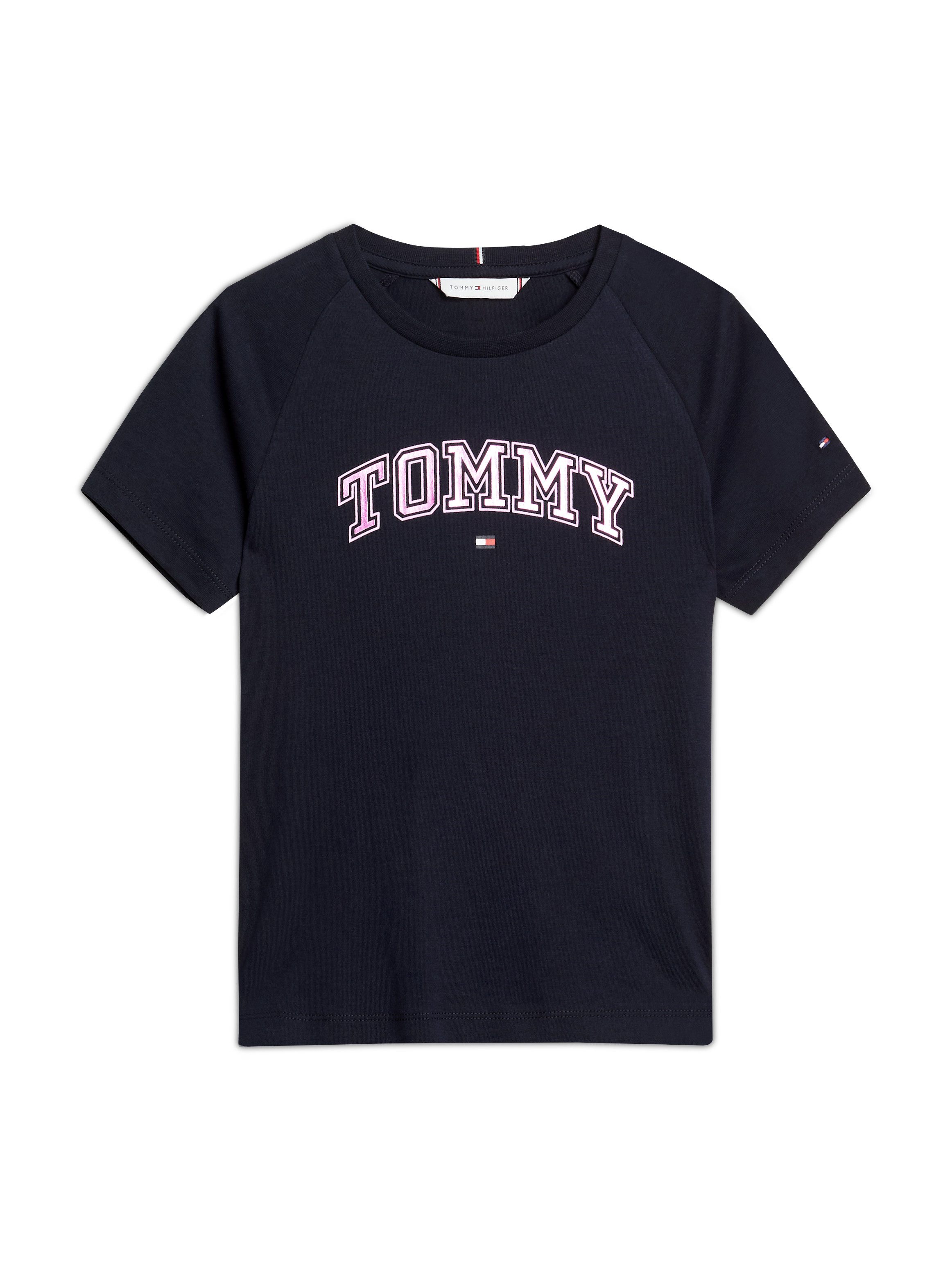 Tommy Hilfiger Shirt met korte mouwen VARSIY FOIL REG TEE SS Kinderen tot 16 jaar met logo-opdruk