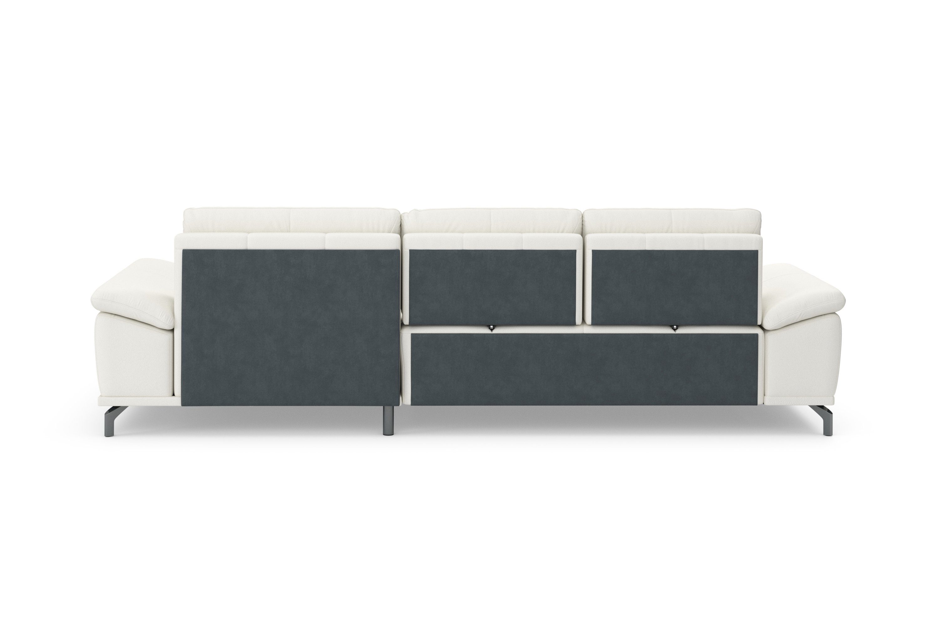 Places of Style Hoekbank Costello L-vorm, met zitdiepteverstelling, armleuningverstelling en