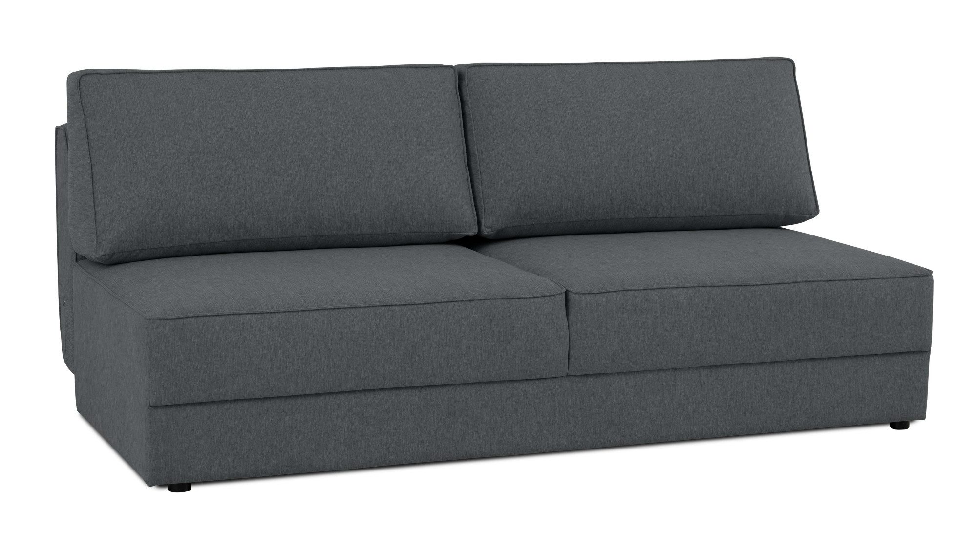 INOSIGN Slaapbank Simonton 3-zits, Breedte 202 cm Ligoppervlak 202x146 cm, incl. bedlade, zachte structuurstof