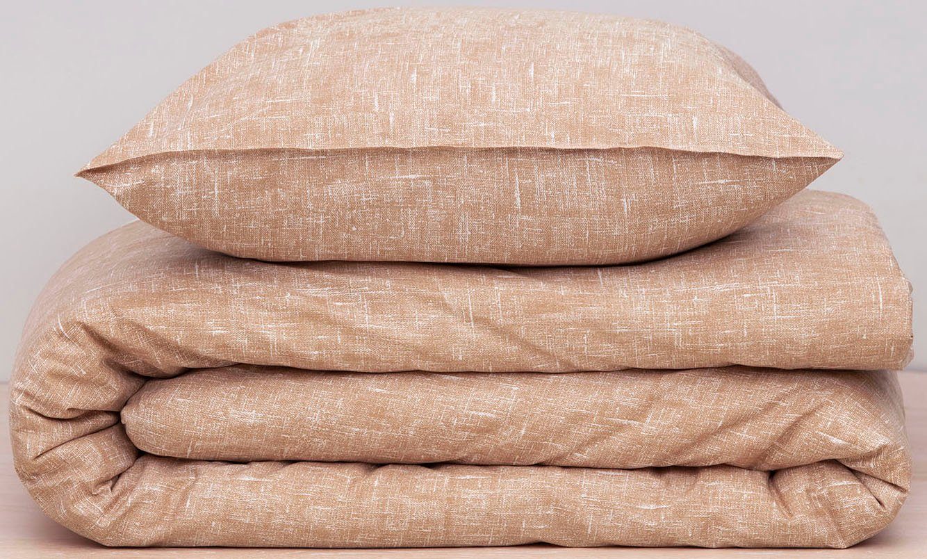 damai Beddengoed Ebba met structuur-effect in elegante kleuren, 100% katoen, met rits