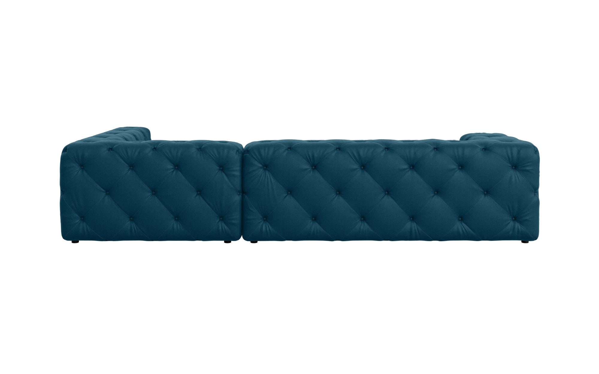 Places of Style Hoekbank FOLLINA L-vorm, met klassieke Chesterfield-knoopstiksels