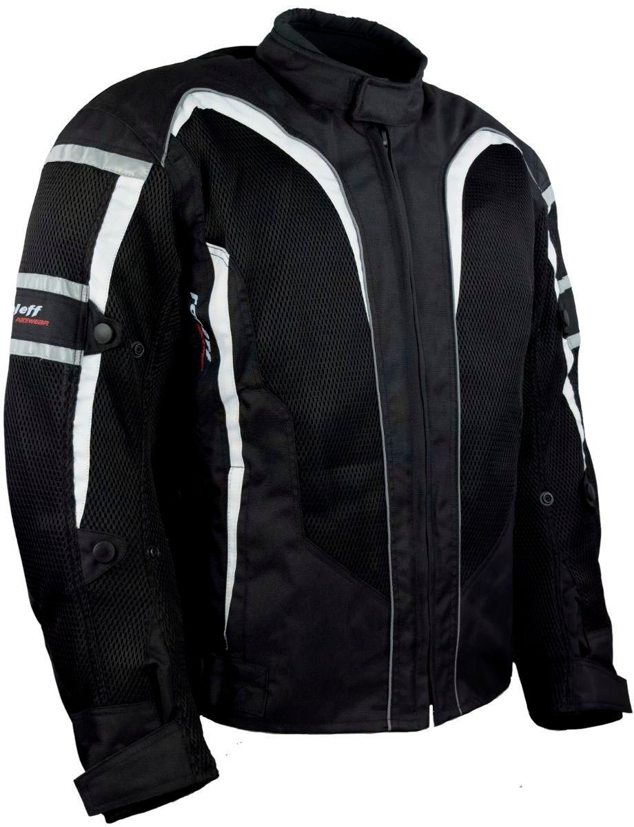 roleff Bikerjack RO 607 4 tassen, met veiligheidsstrepen